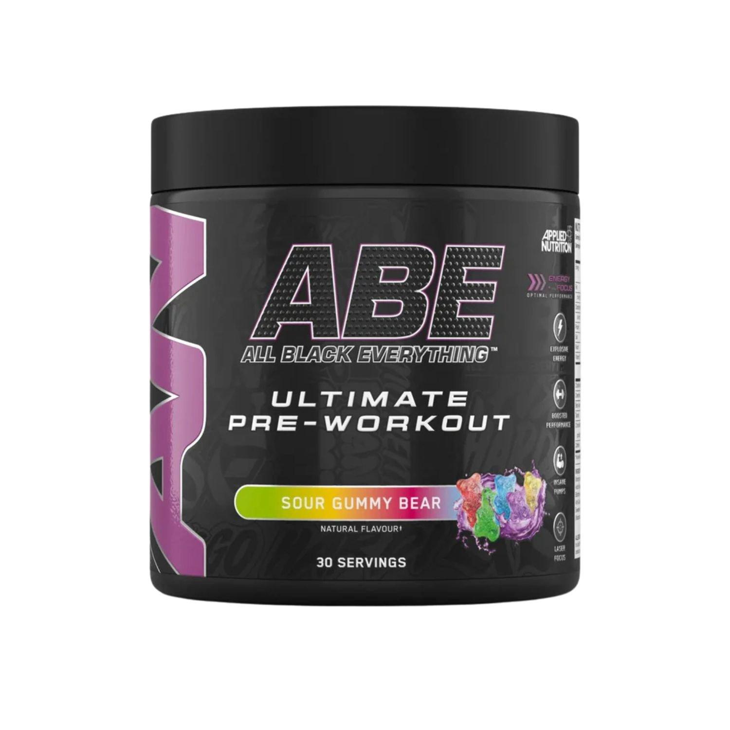 ABE All Black Everything Ultimate Pre Workout Powder 375g (30 serves)