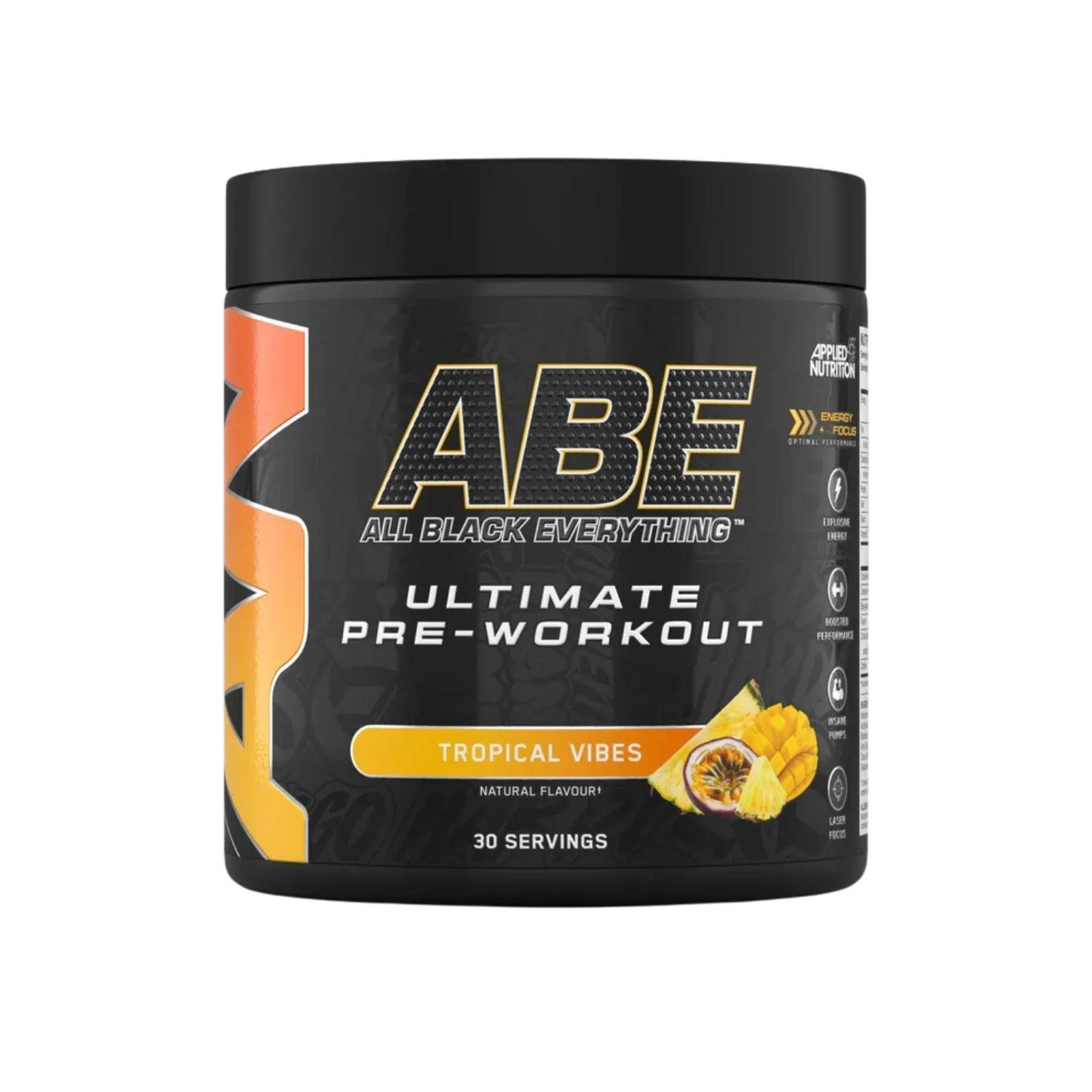 ABE All Black Everything Ultimate Pre Workout Powder 375g (30 serves)