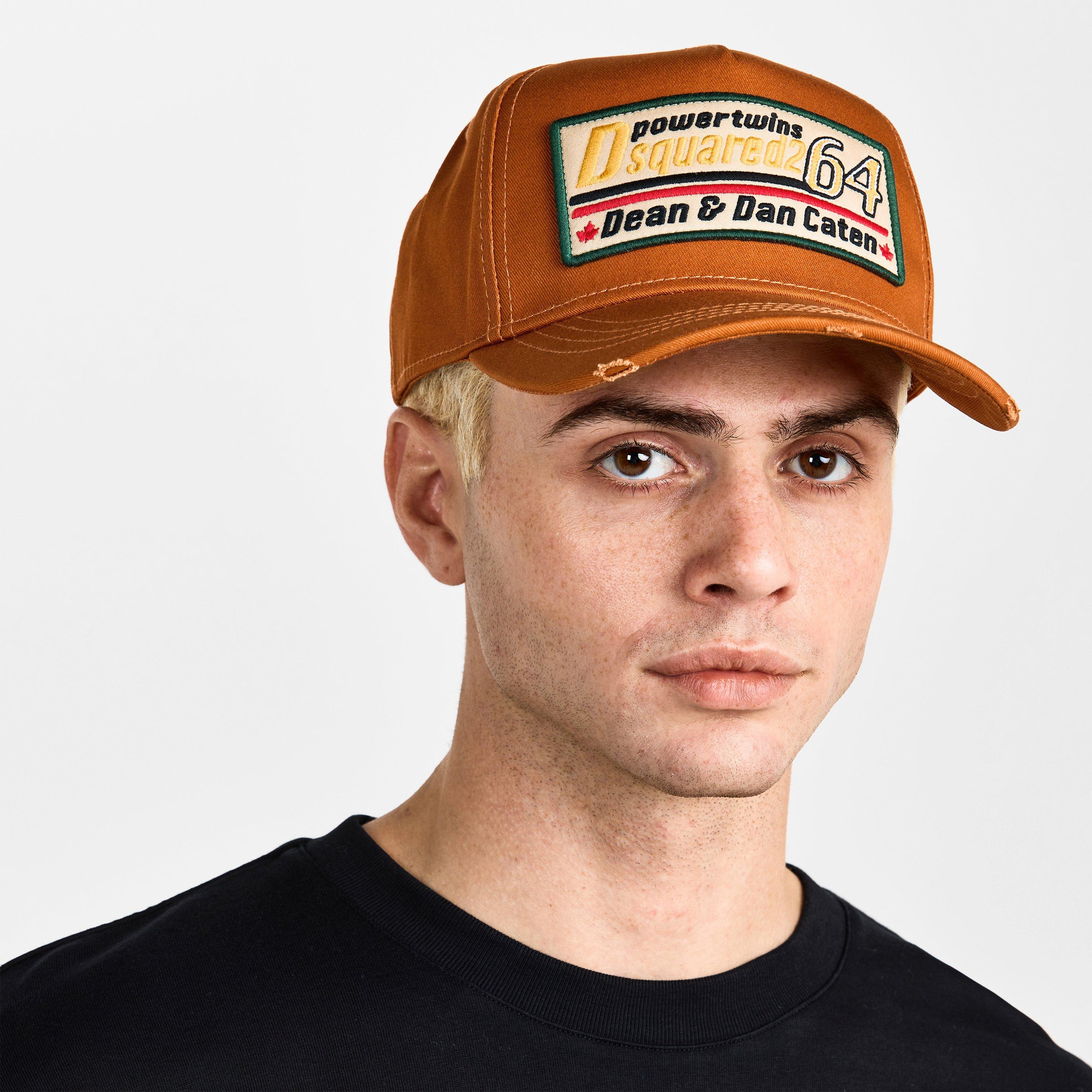 Orange - DSquared2 - Men's DSQ Power Twin Baseball Cap - 3