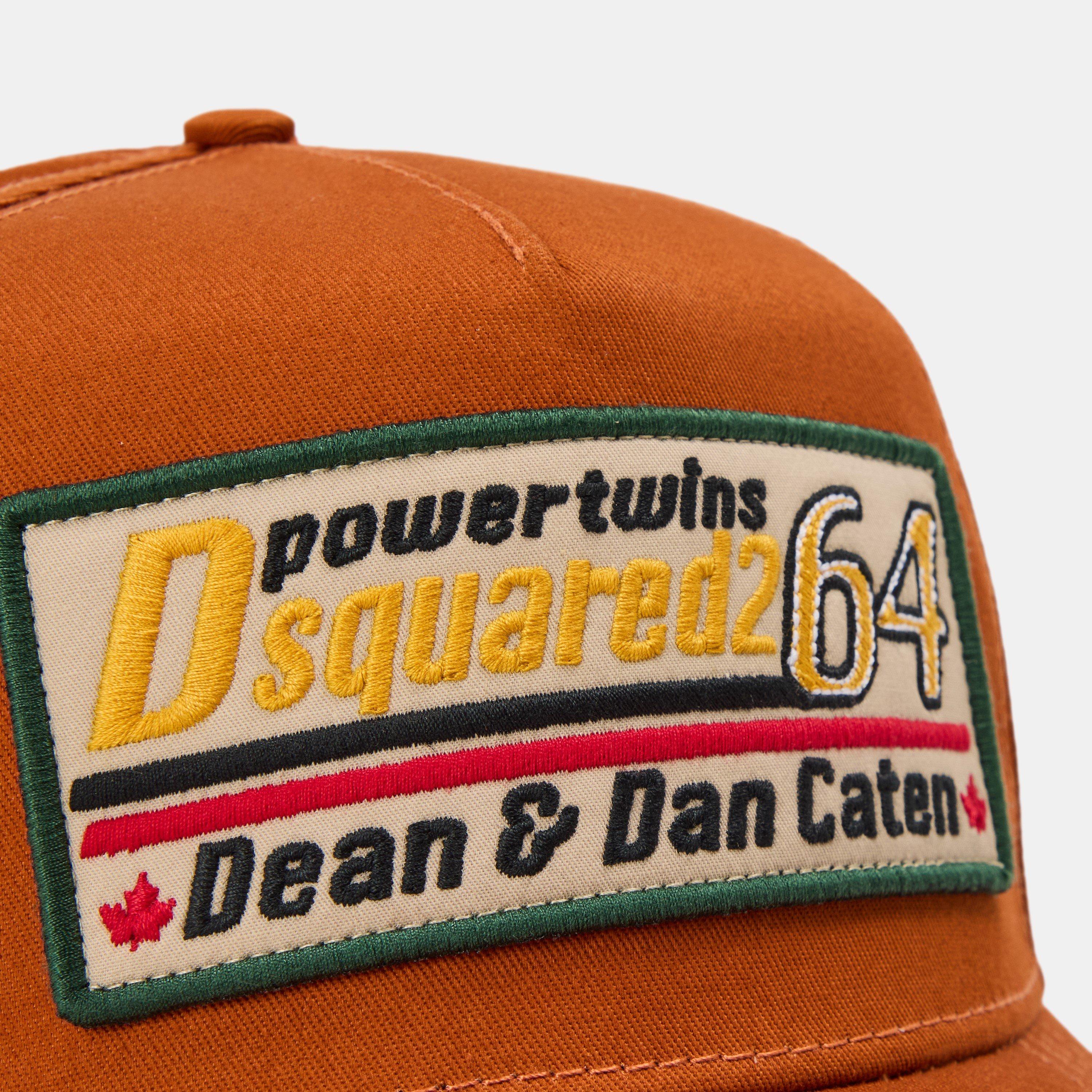 Orange - DSquared2 - Men's DSQ Power Twin Baseball Cap - 4