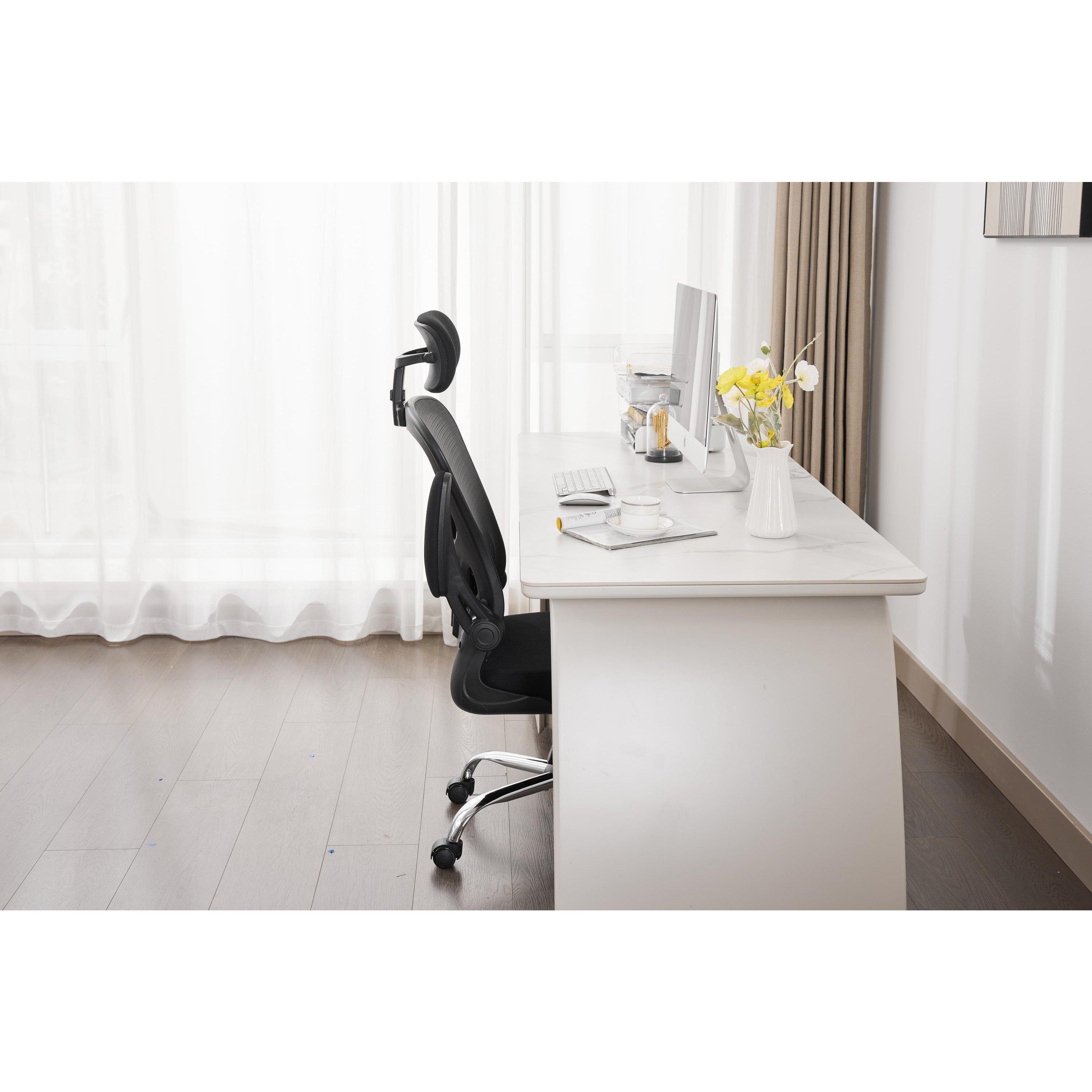 Black - Shankar - Prime Plus Mesh Black Office Chair - 8