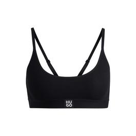 Hugo Stretch-Modal Bralette with Logo Band