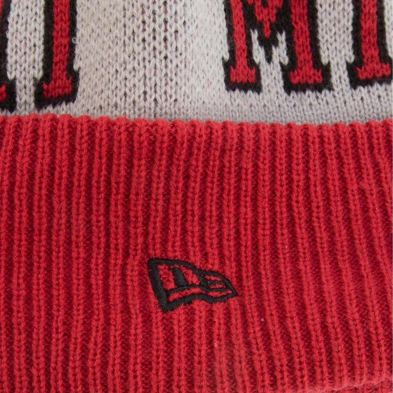Black - New Era - Miami Heat NBA Tip Off 2023 Bobble Knit Hat - 3