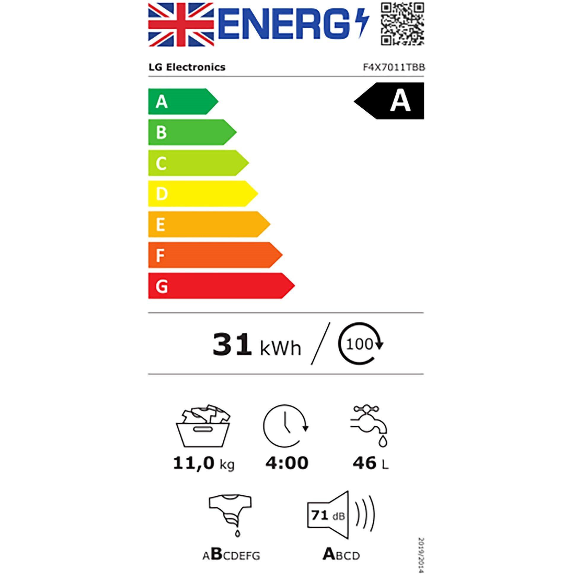 Essence Matte B - LG - 11KG 1400 Washing Machine Essence Matte Black - 7