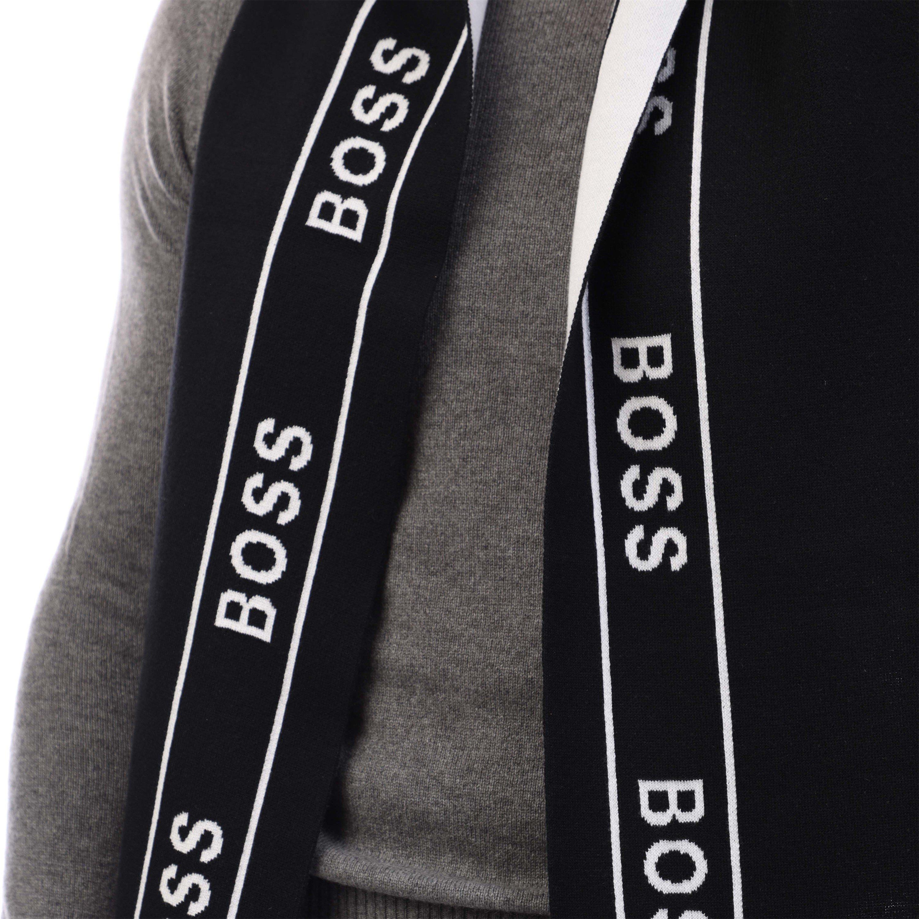 Black - Boss - Ulfino Scarf Set - 3