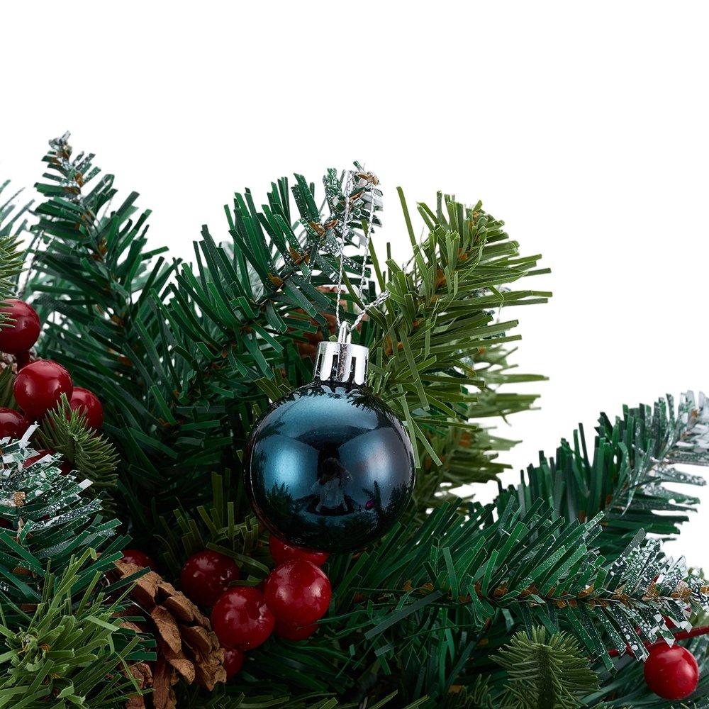 Green - LIFE IDEAS - Christmas Tree Ground Stake with Light and Timer - 4