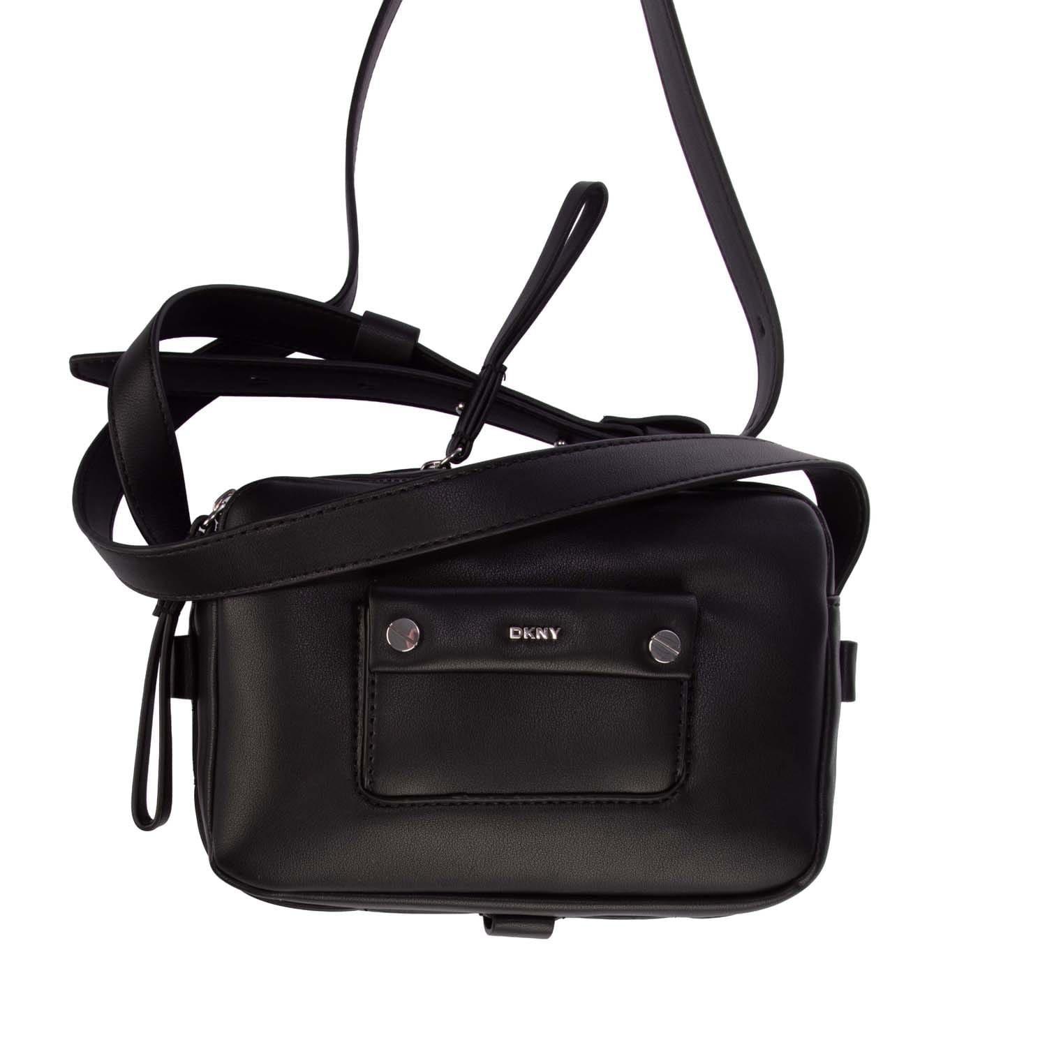 Black Silver - DKNY - Ara Camera Dz Crossbody Bag - 3