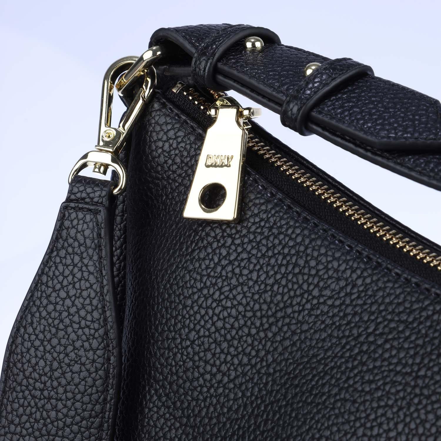 Black Silver - DKNY - Ara Camera Dz Crossbody Bag - 5