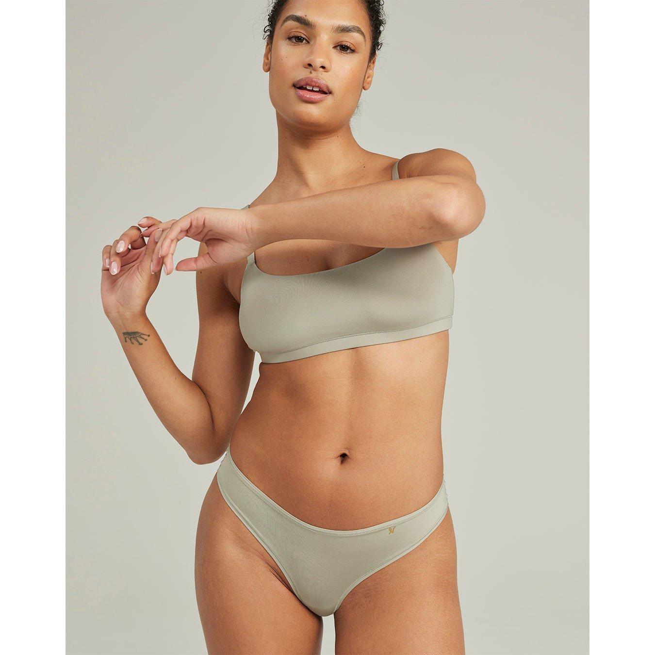 Sage Green - Nudea - THE SCOOP NECK BRALETTE SECOND SKIN STRETCH - 2