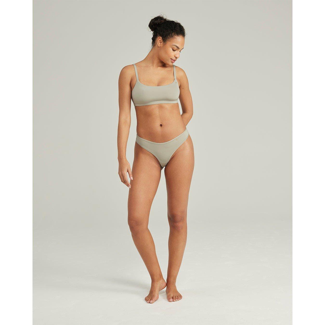 Sage Green - Nudea - THE SCOOP NECK BRALETTE SECOND SKIN STRETCH - 4
