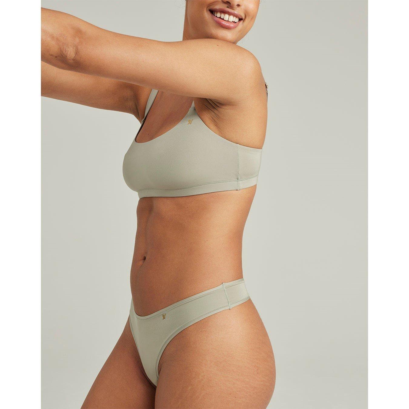 Sage Green - Nudea - THE SCOOP NECK BRALETTE SECOND SKIN STRETCH - 5
