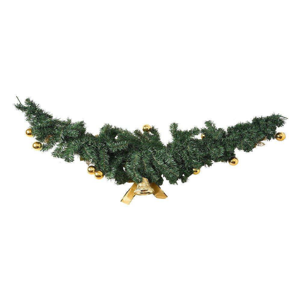 Green - LIFE IDEAS - 150cm Christmas Garland - 4
