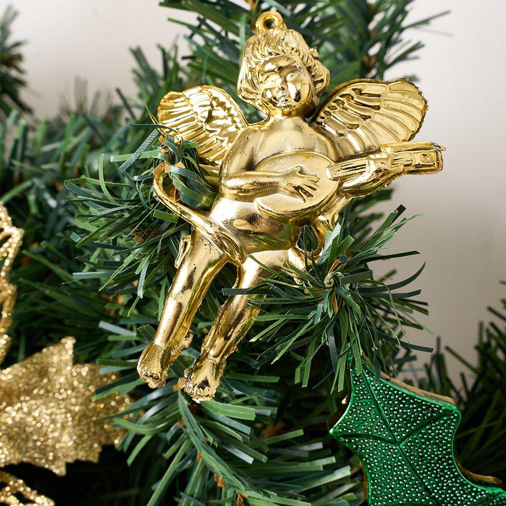 Green - LIFE IDEAS - 150cm Christmas Garland - 6