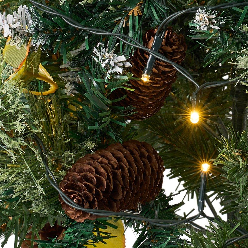 Green - LIFE IDEAS - Artificial Christmas Planter Bushes Decoration - 4
