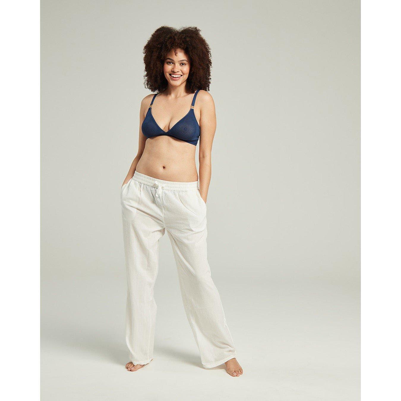 Navy - Nudea - THE EASY DOES IT BRALETTE SHEER DECO - 3