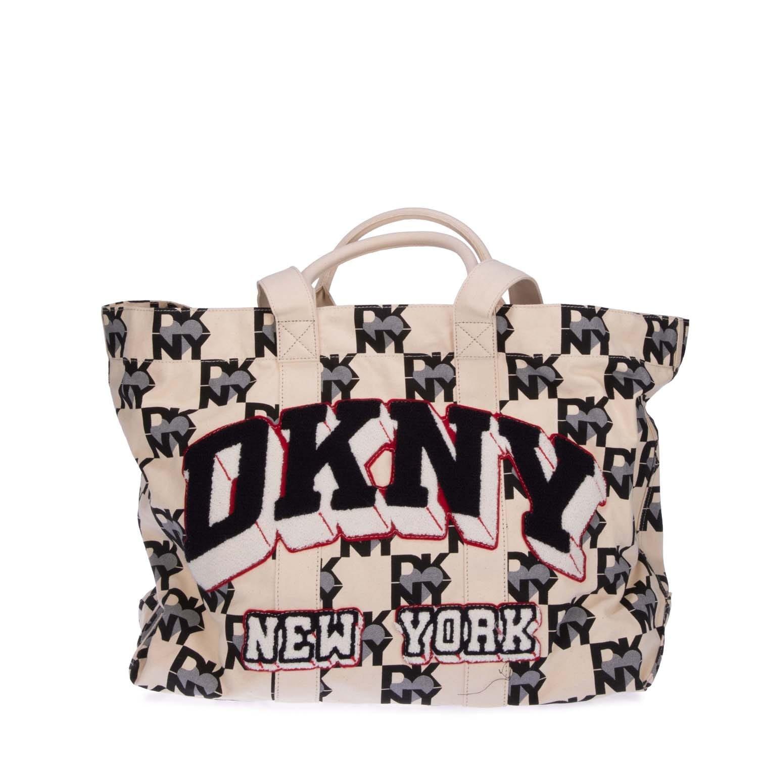 Multi Colour - DKNY - Heart Of New York Large Tote Bag - 3