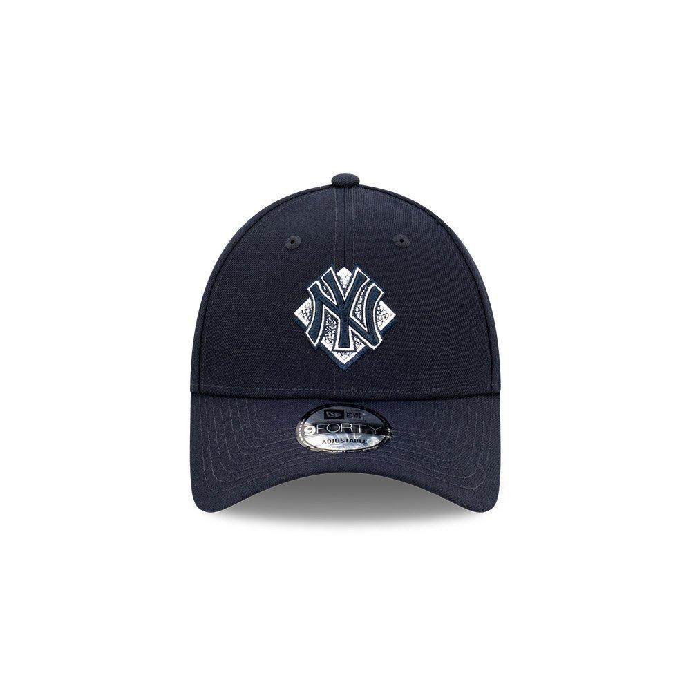 NAVY - New Era - 940 York Diamond Baseball Cap - 1