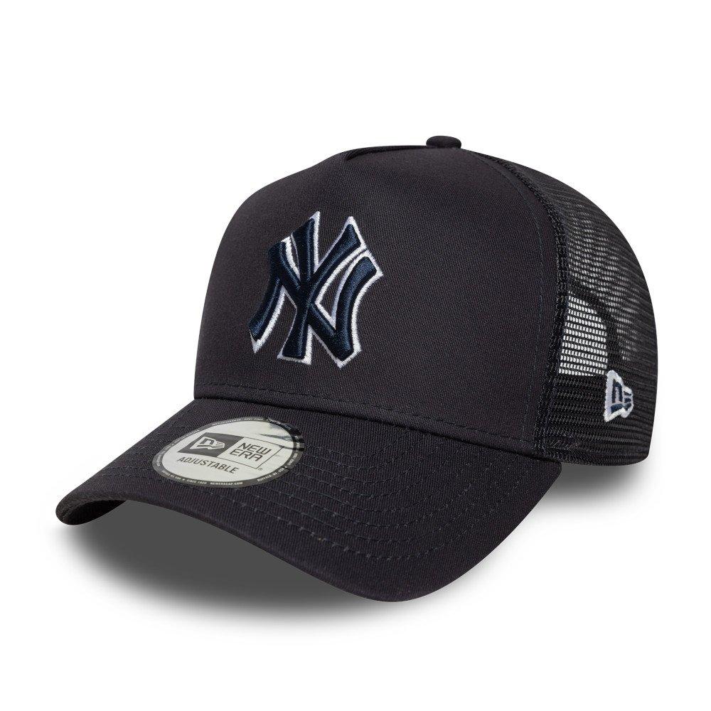 NAVY - New Era - 940 Outline NY Baseball Cap - 1