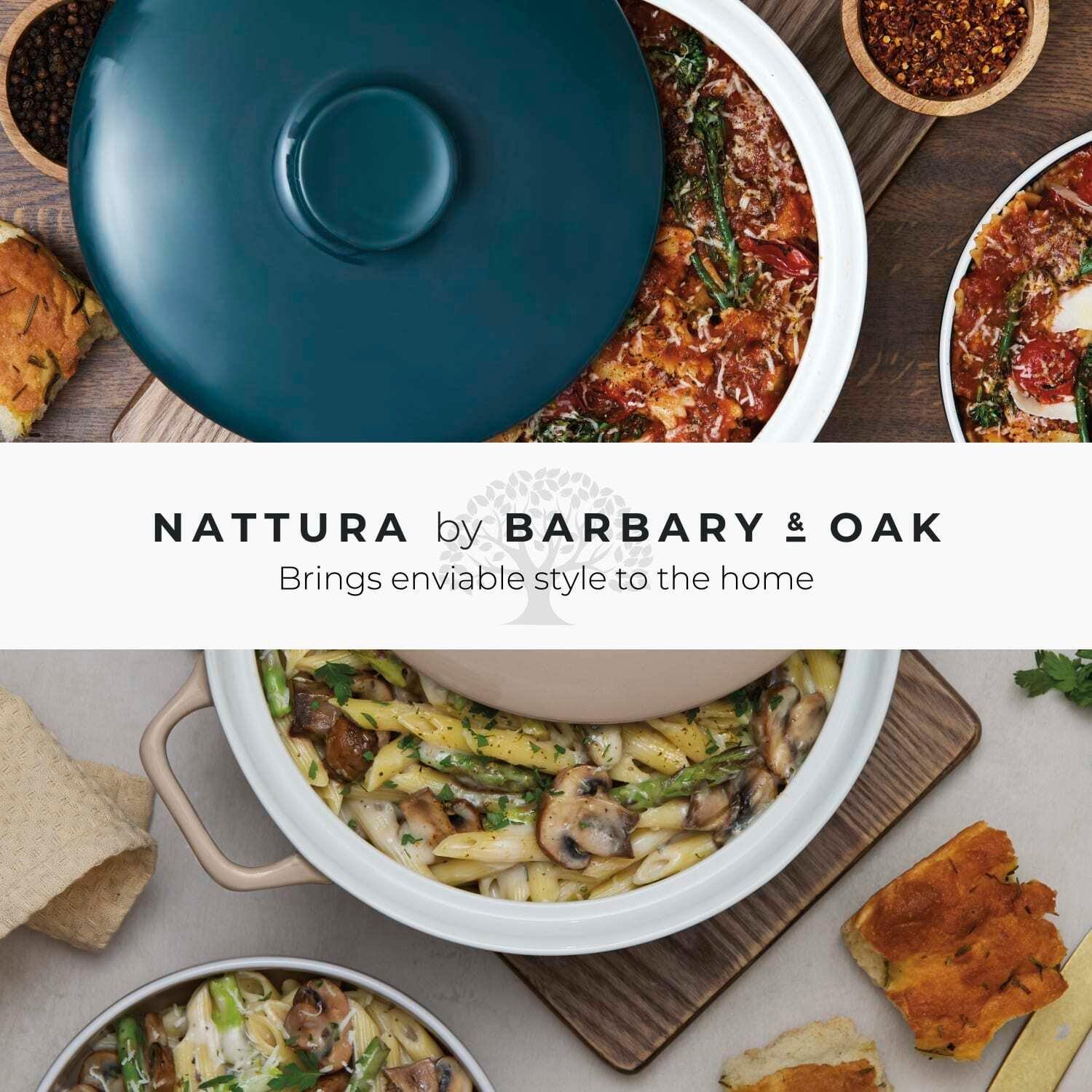Agave - Barbary And Oak - Nattura 23.5cm Shallow Casserole Dish Agave - 8
