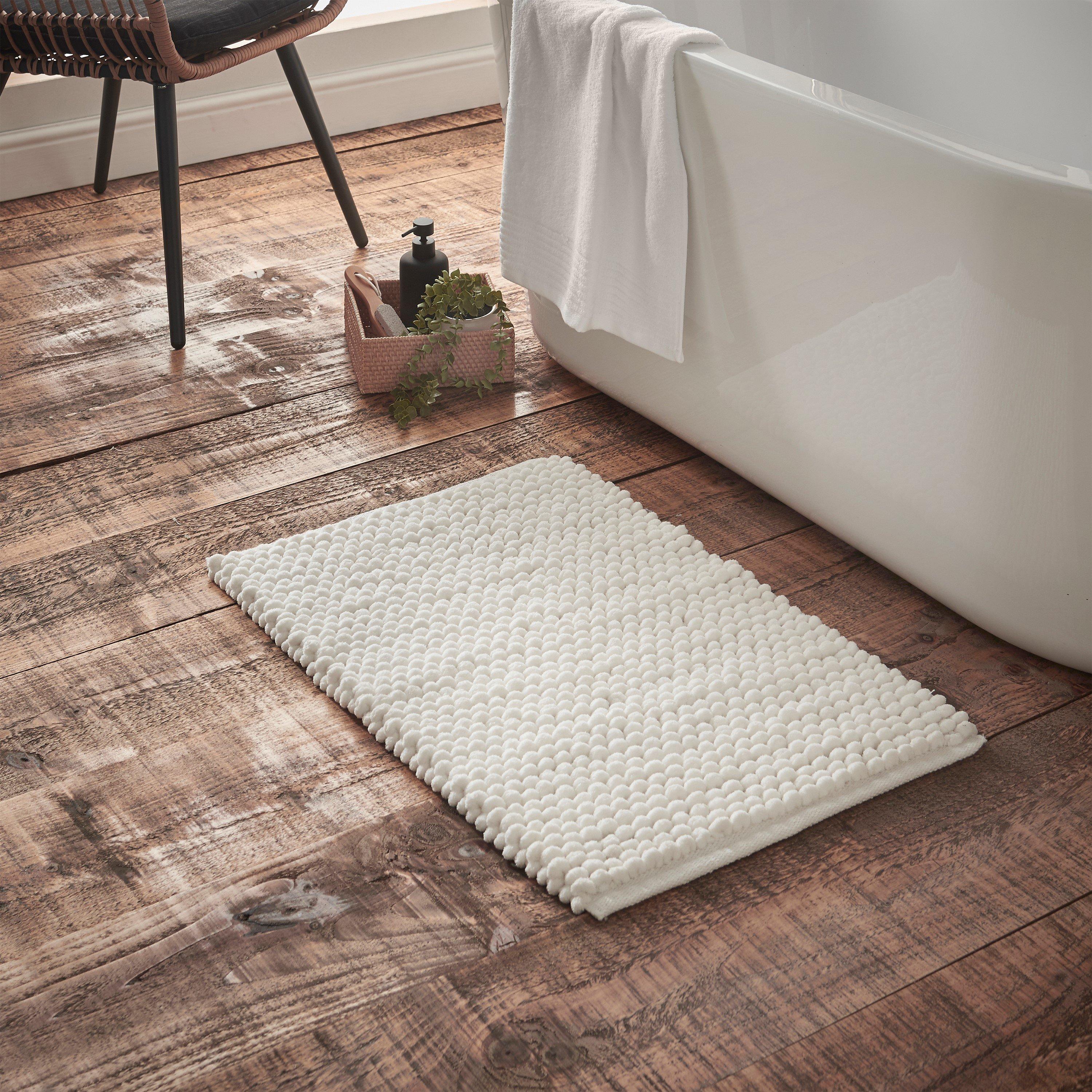Bianca Aspen Bobble 50x80 cm Bath Mat White - Image 7