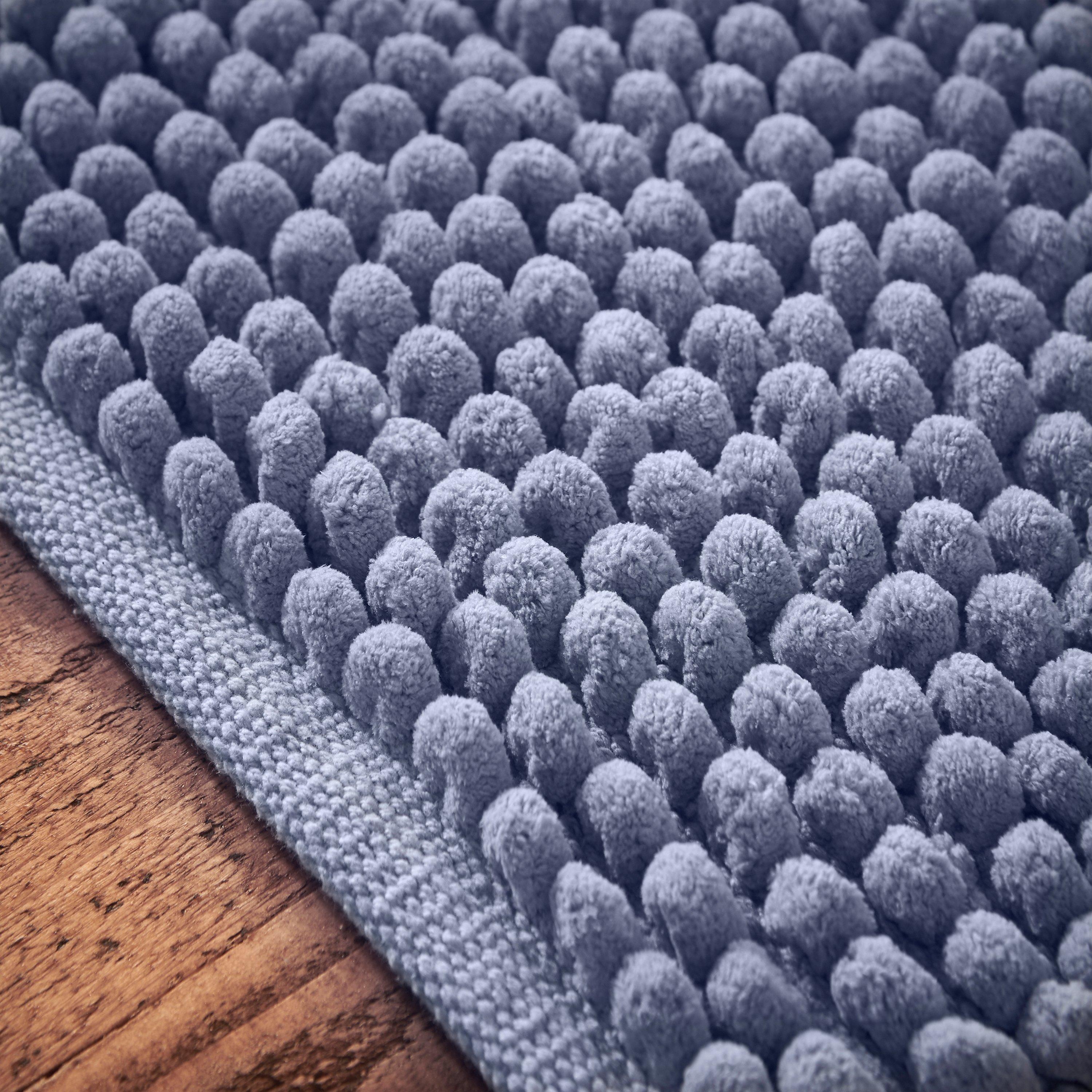 Blue - Bianca - Aspen Bobble Bath Mat - 2