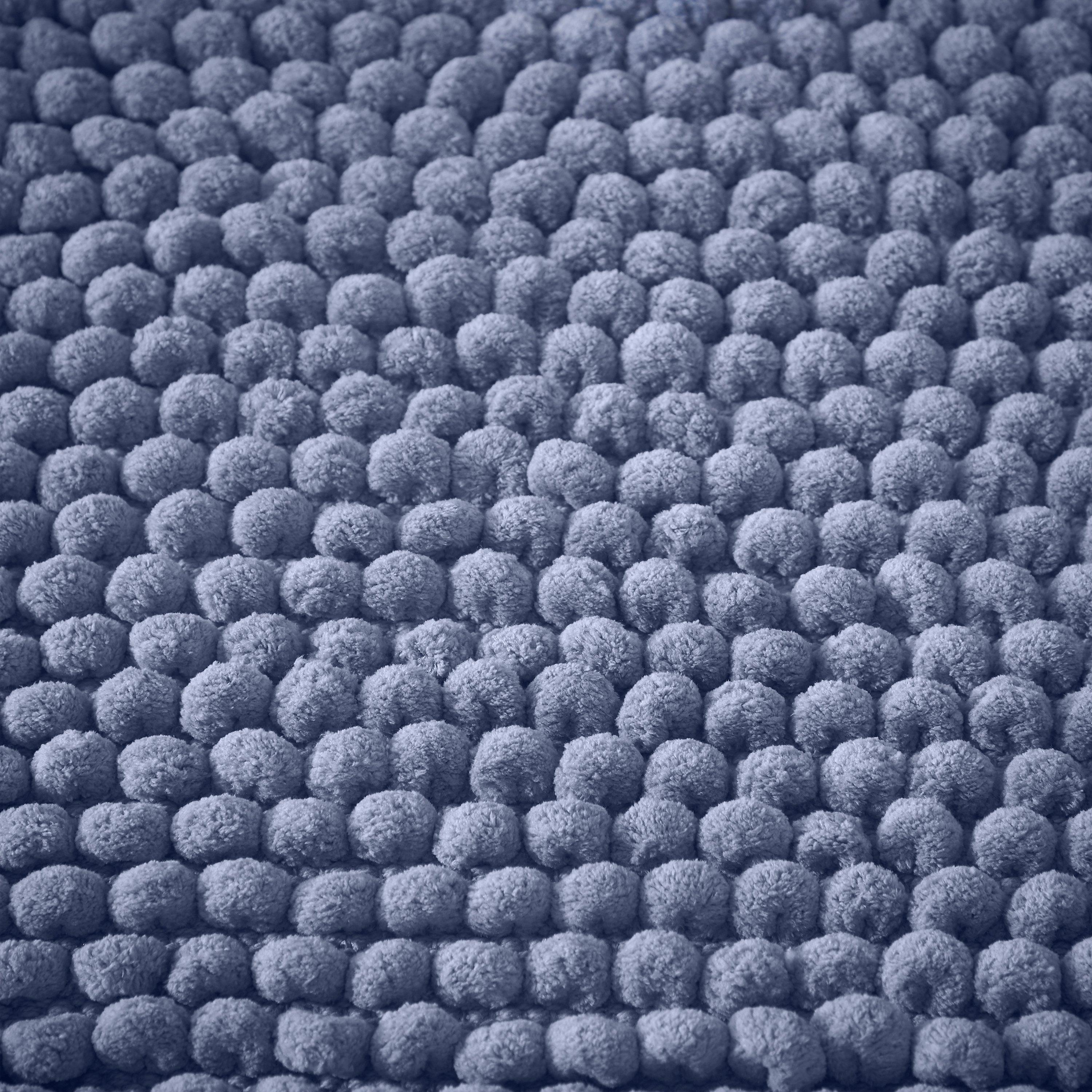 Blue - Bianca - Aspen Bobble Bath Mat - 3