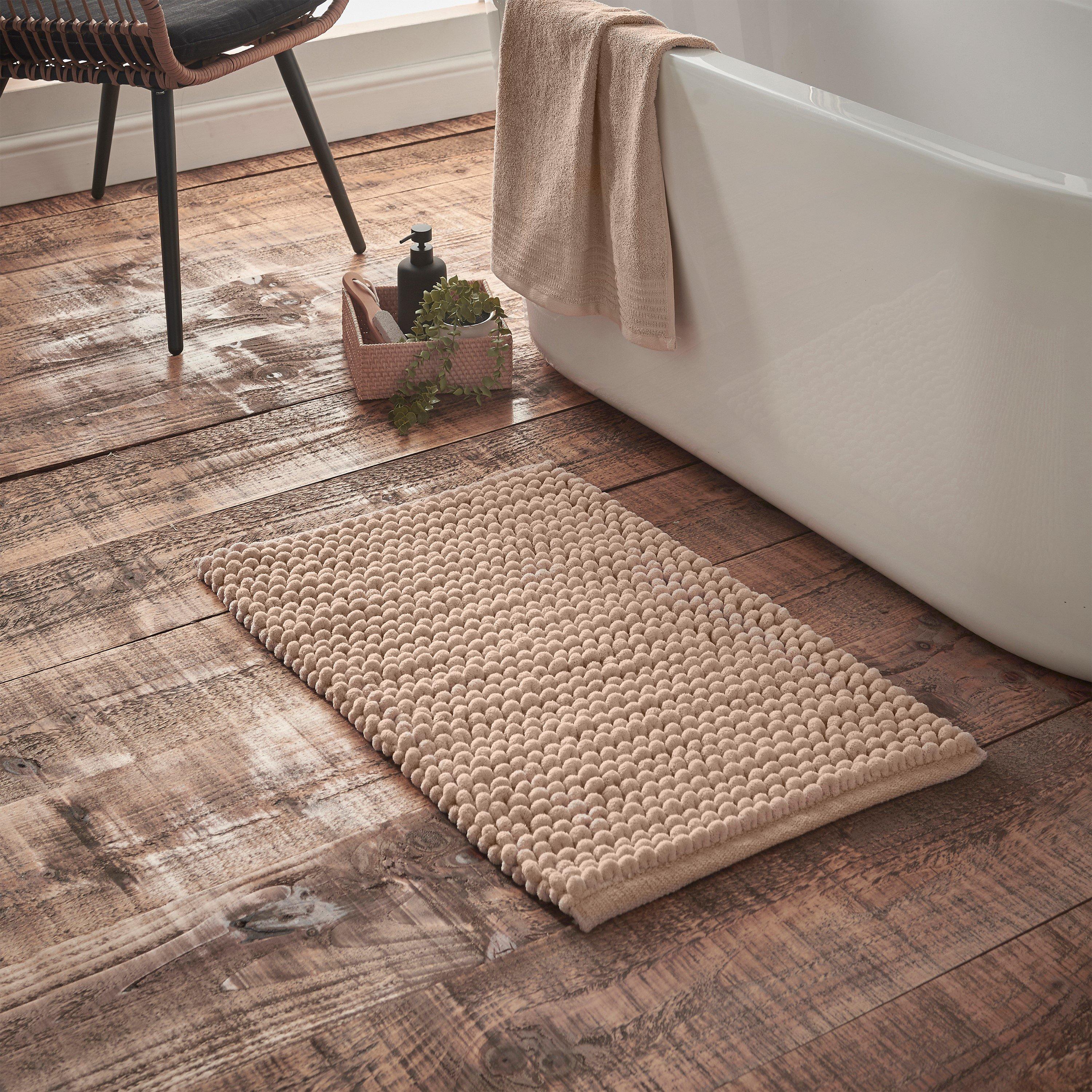 Natural - Bianca - Aspen Bobble Bath Mat - 1