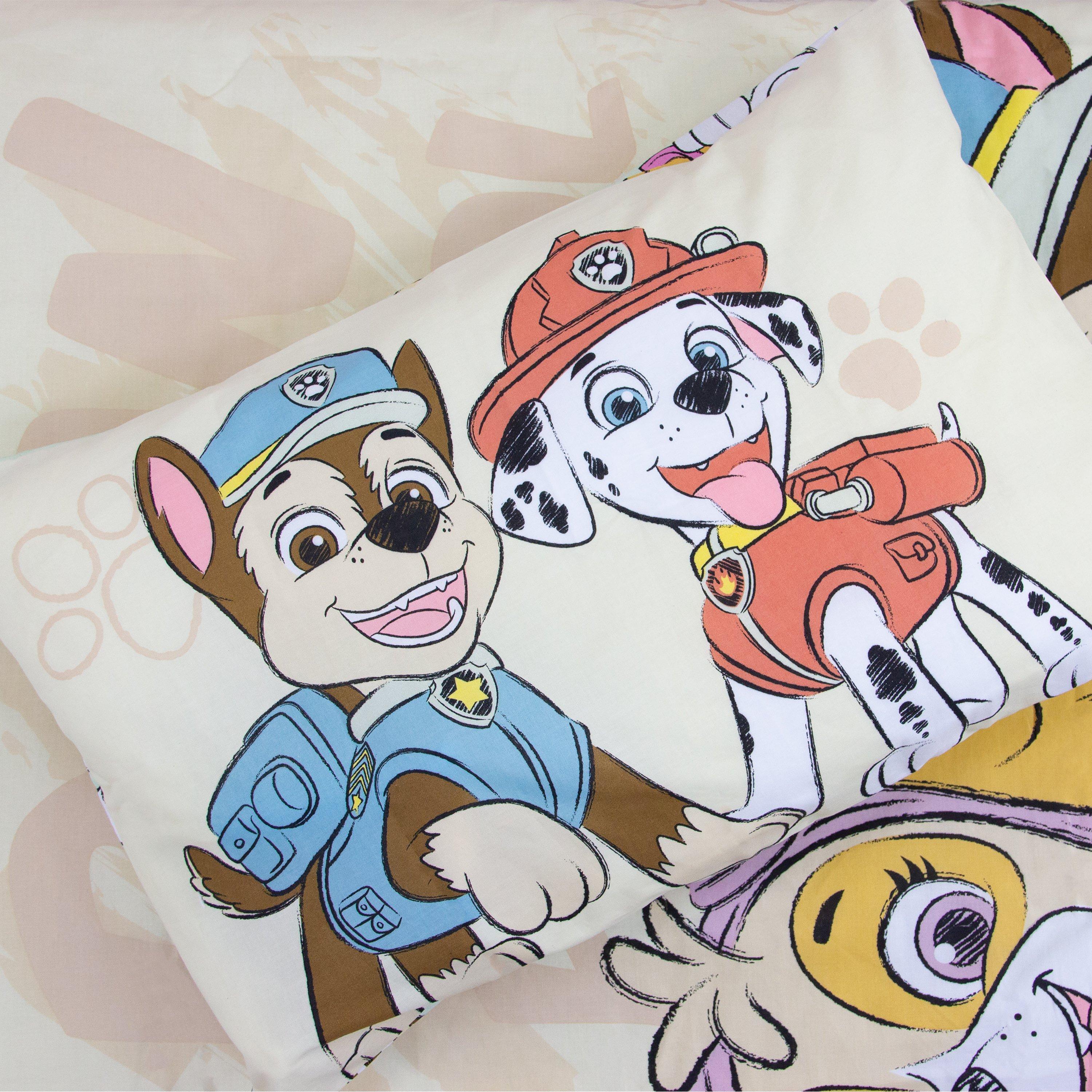 Multicolour - Paw Patrol - Paw Patorl Sketchy Junior Panel Duvet - 6