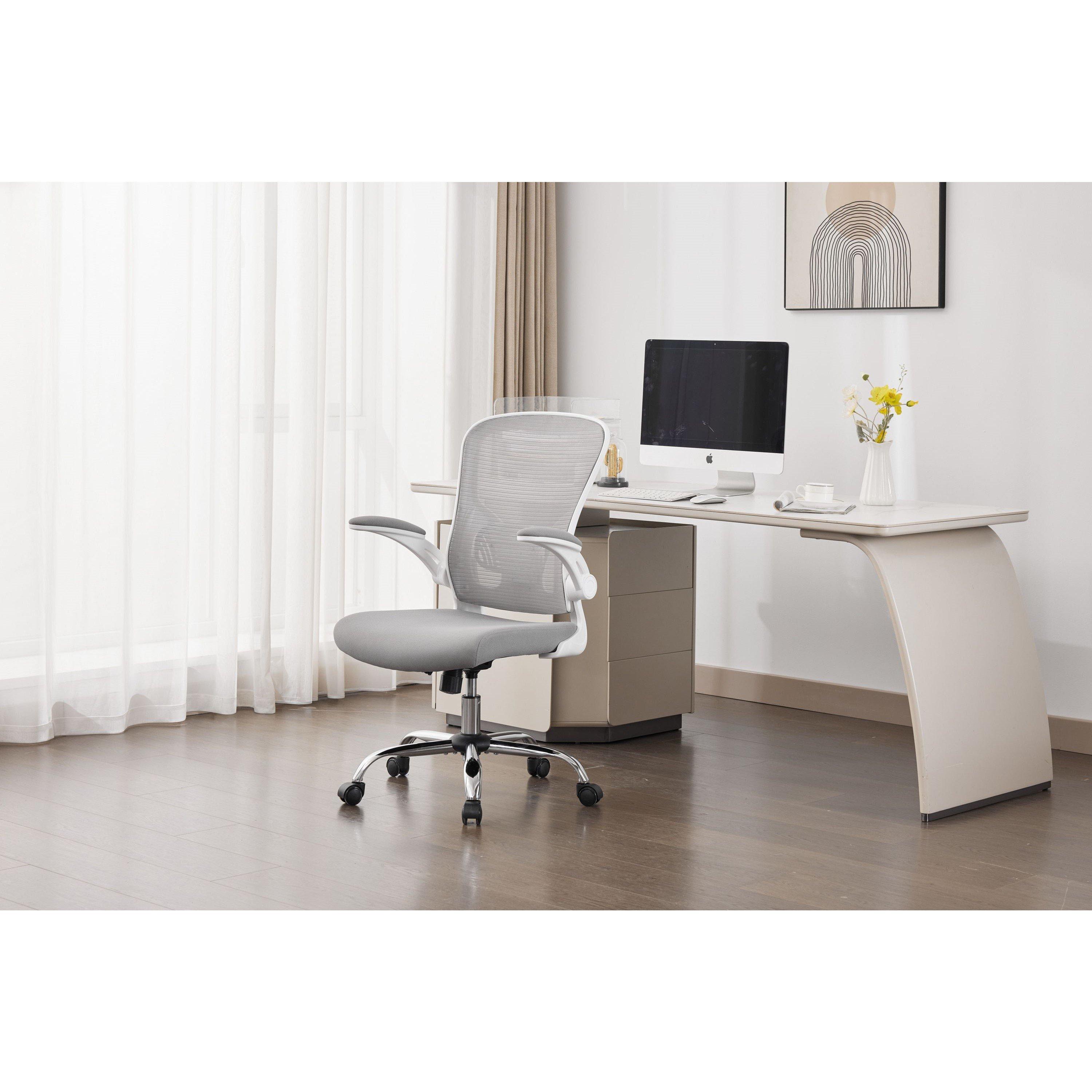 Grey/White - Shankar - Prime Mesh Office Chair - 2