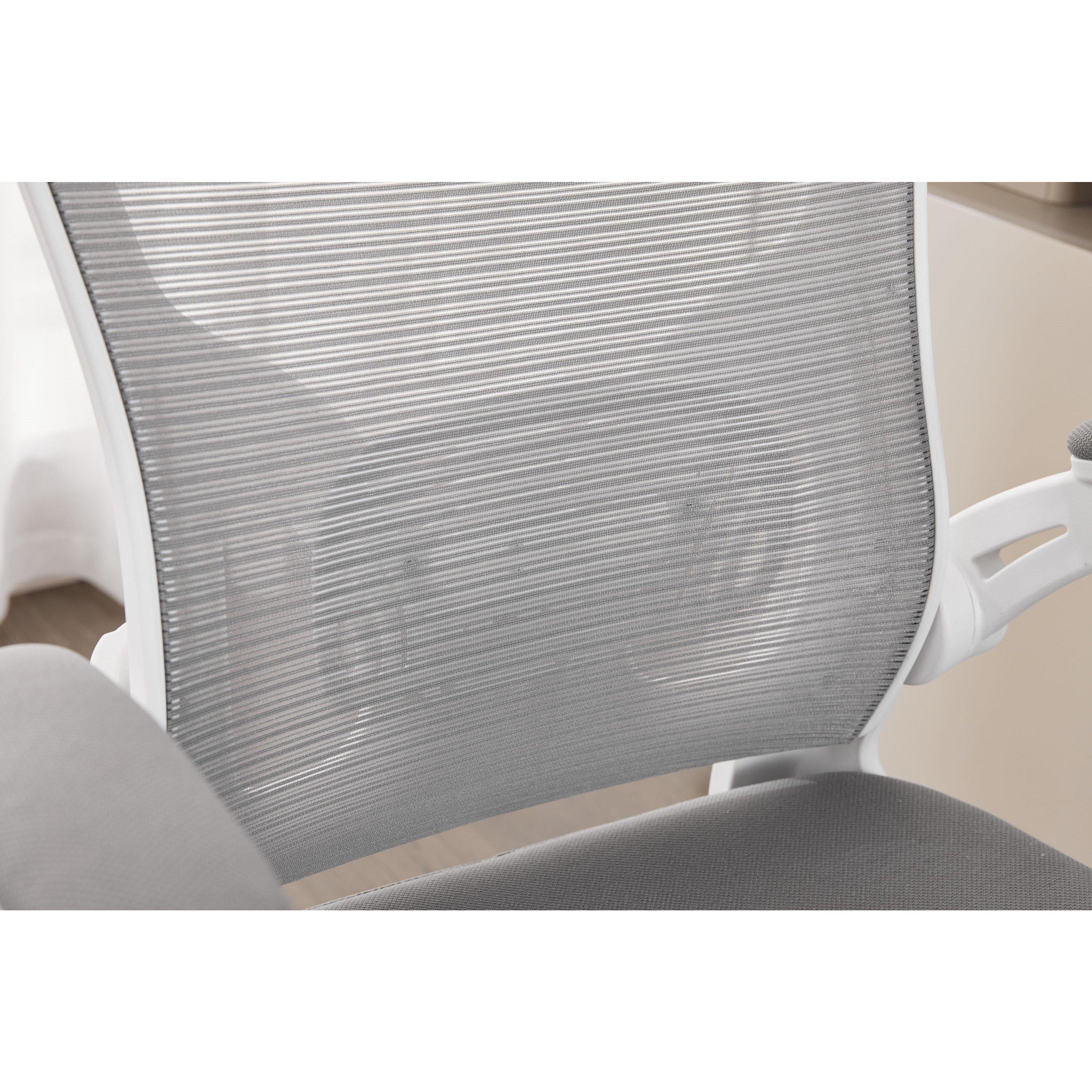 Grey/White - Shankar - Prime Mesh Office Chair - 5