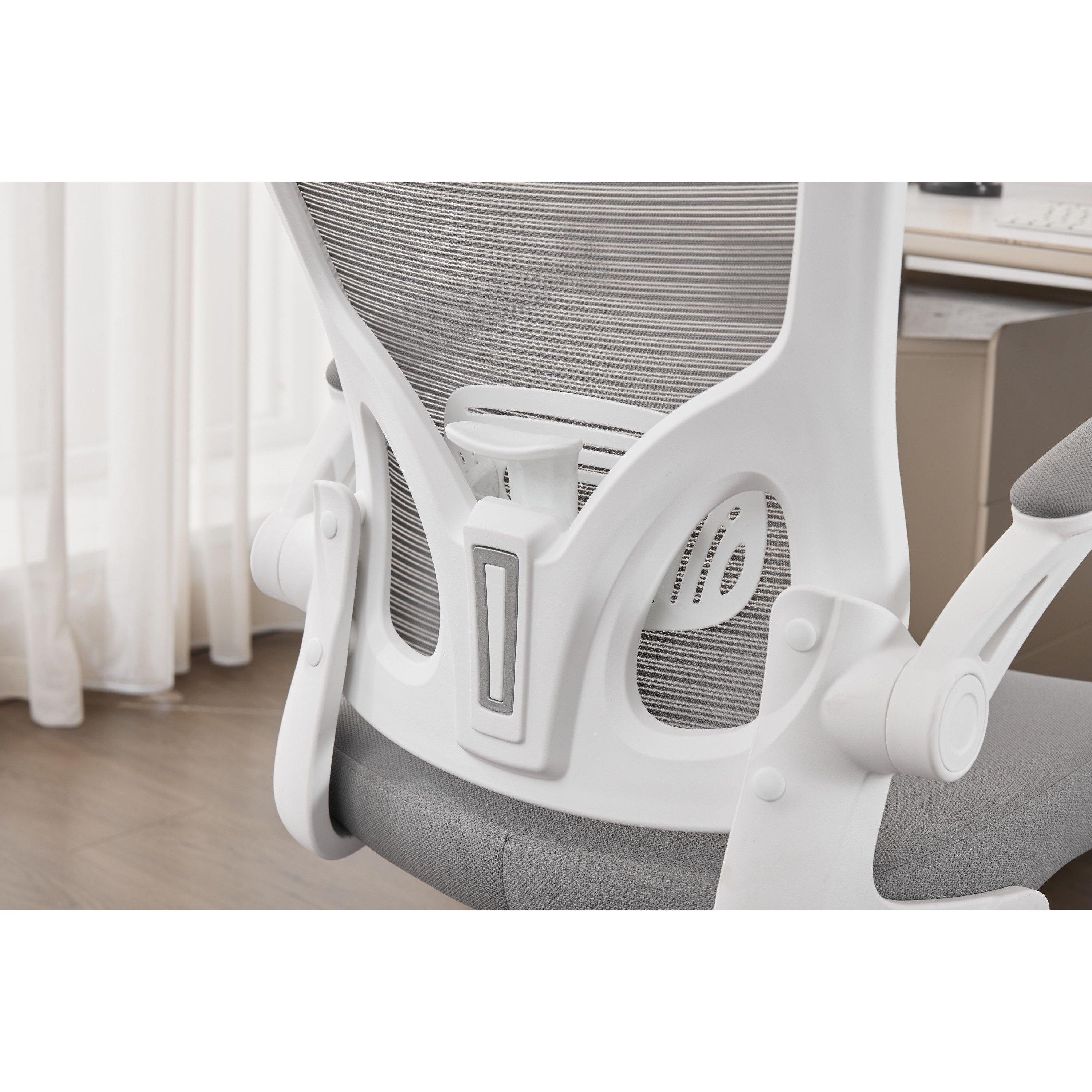 Grey/White - Shankar - Prime Mesh Office Chair - 7