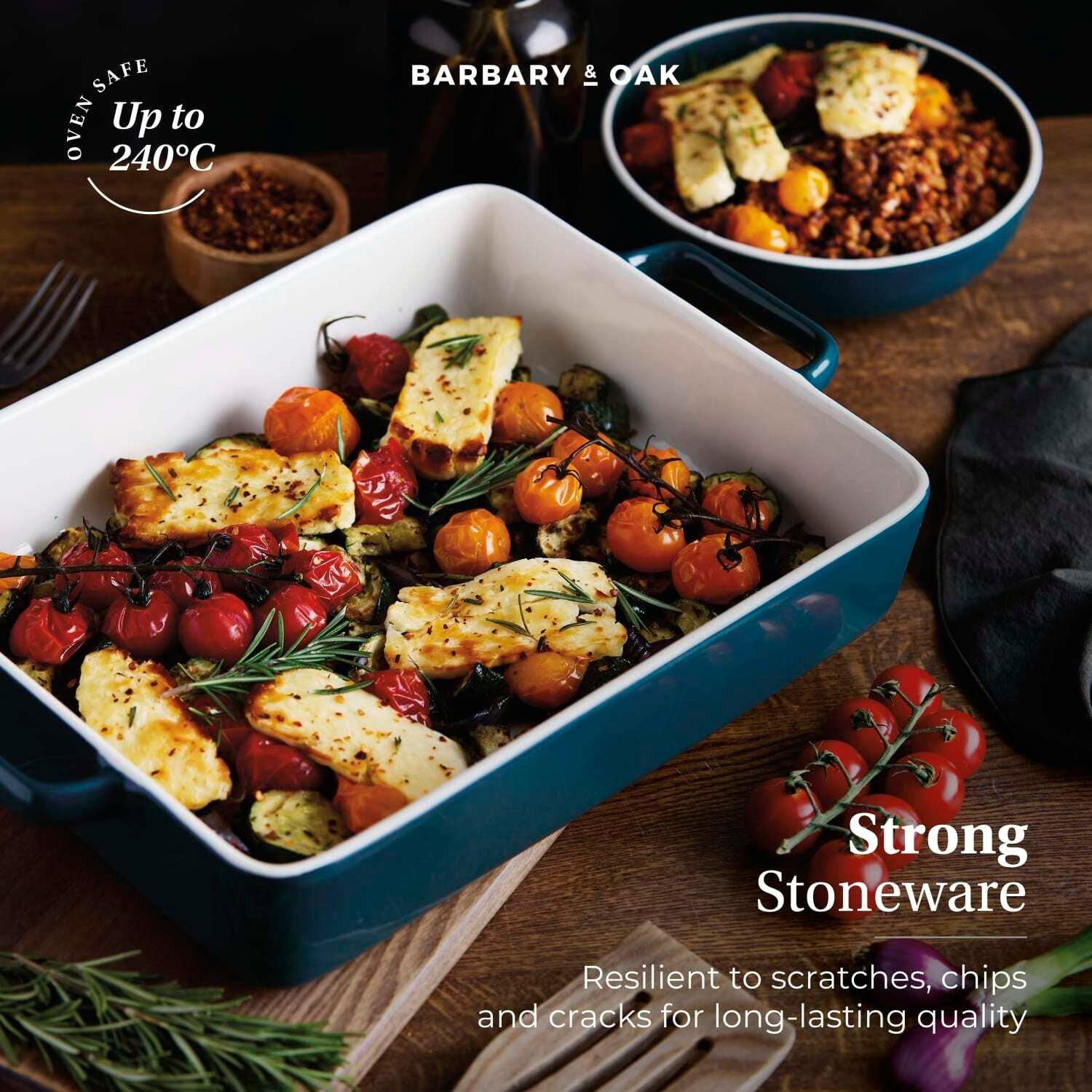 Agave - Barbary And Oak - Nattura 38cm Rectangular Baking Dish Agave - 3
