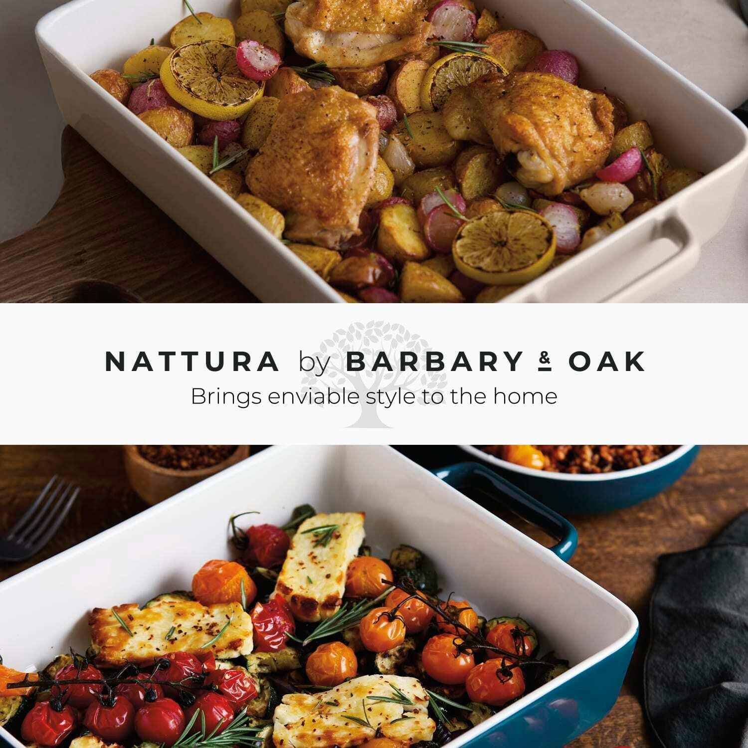 Agave - Barbary And Oak - Nattura 38cm Rectangular Baking Dish Agave - 8