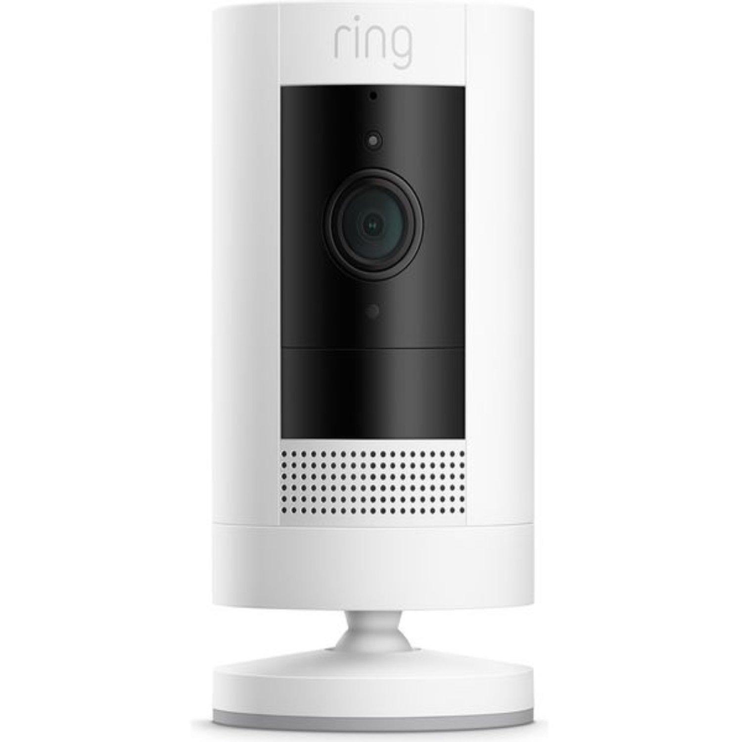 White - Ring - Stick Up 3rd Gen Cam Battery CCTV - 1