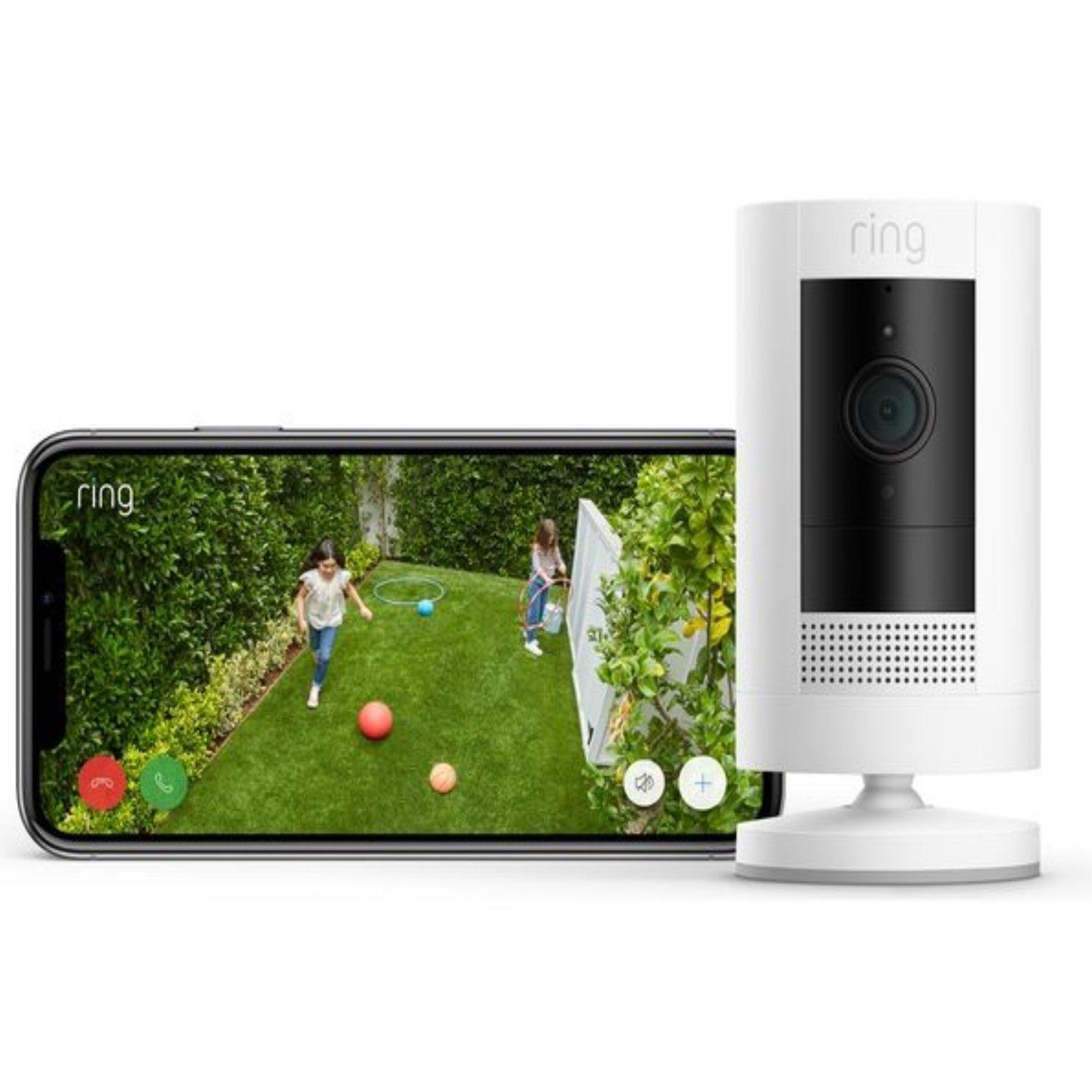 White - Ring - Stick Up 3rd Gen Cam Battery CCTV - 5