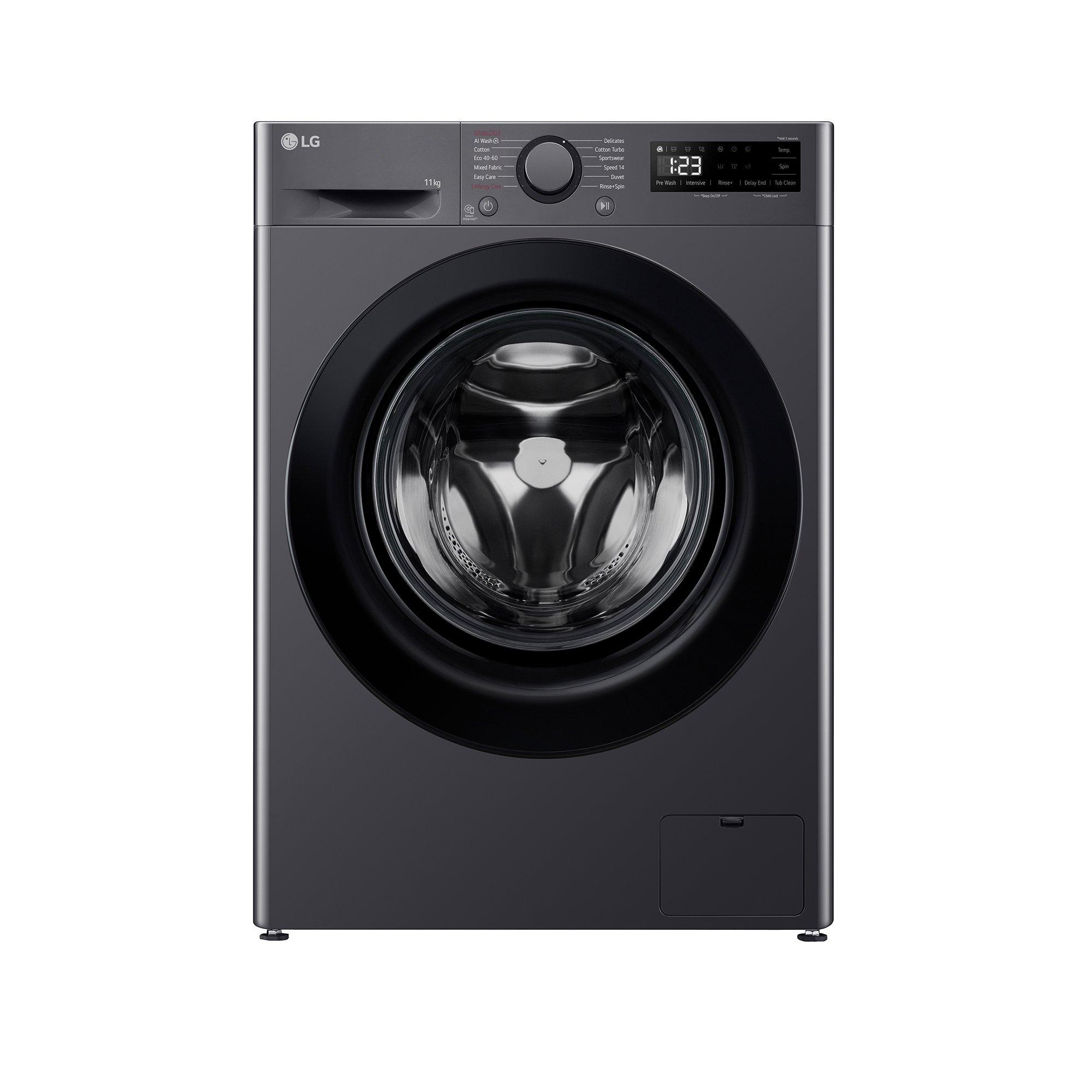 Lg  F4y511gbln1 11Kg 1400 Washing Machine - Slate Grey - 11KG
