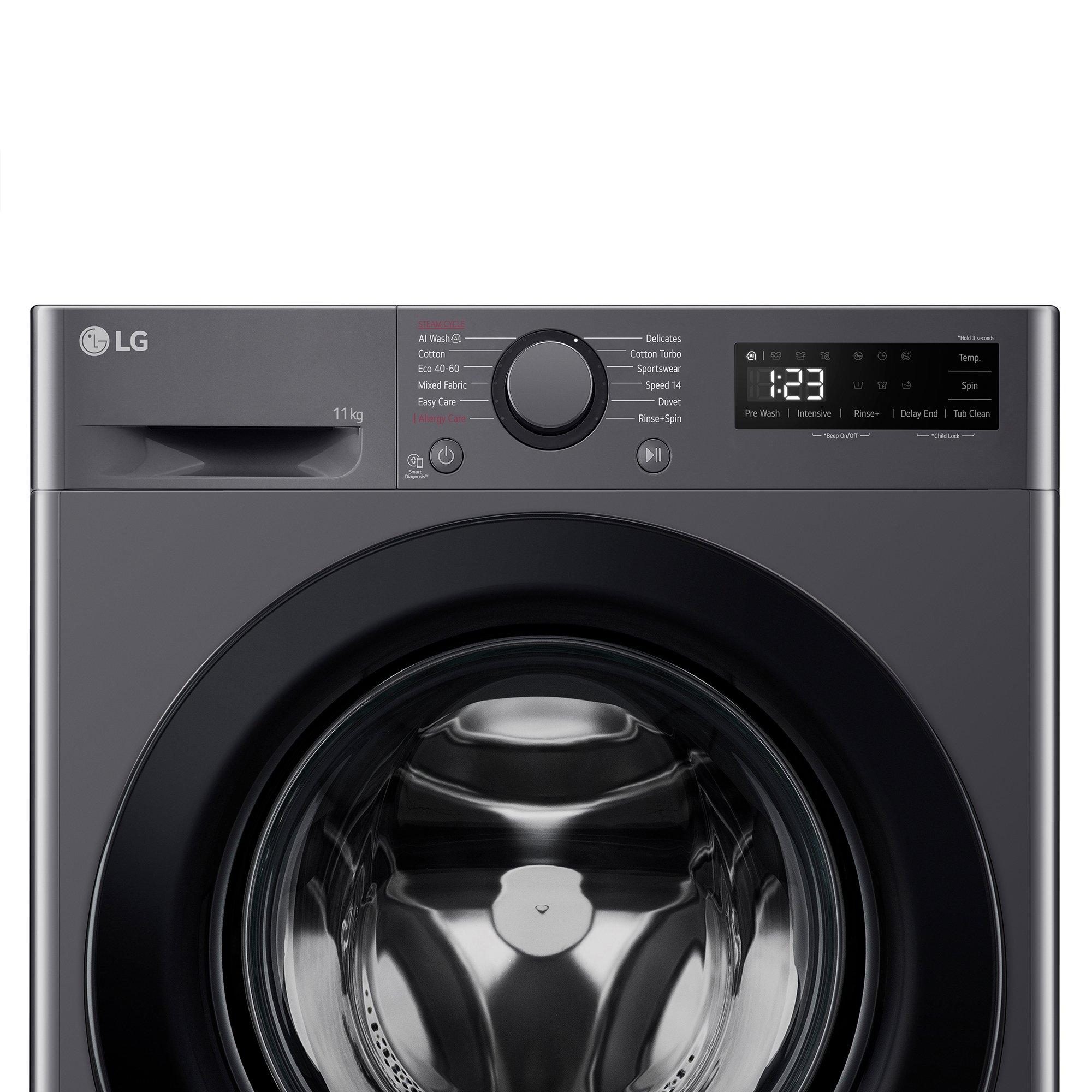 Slate Grey - LG - F4Y511GBLN1 11KG 1400 Washing Machine - 4