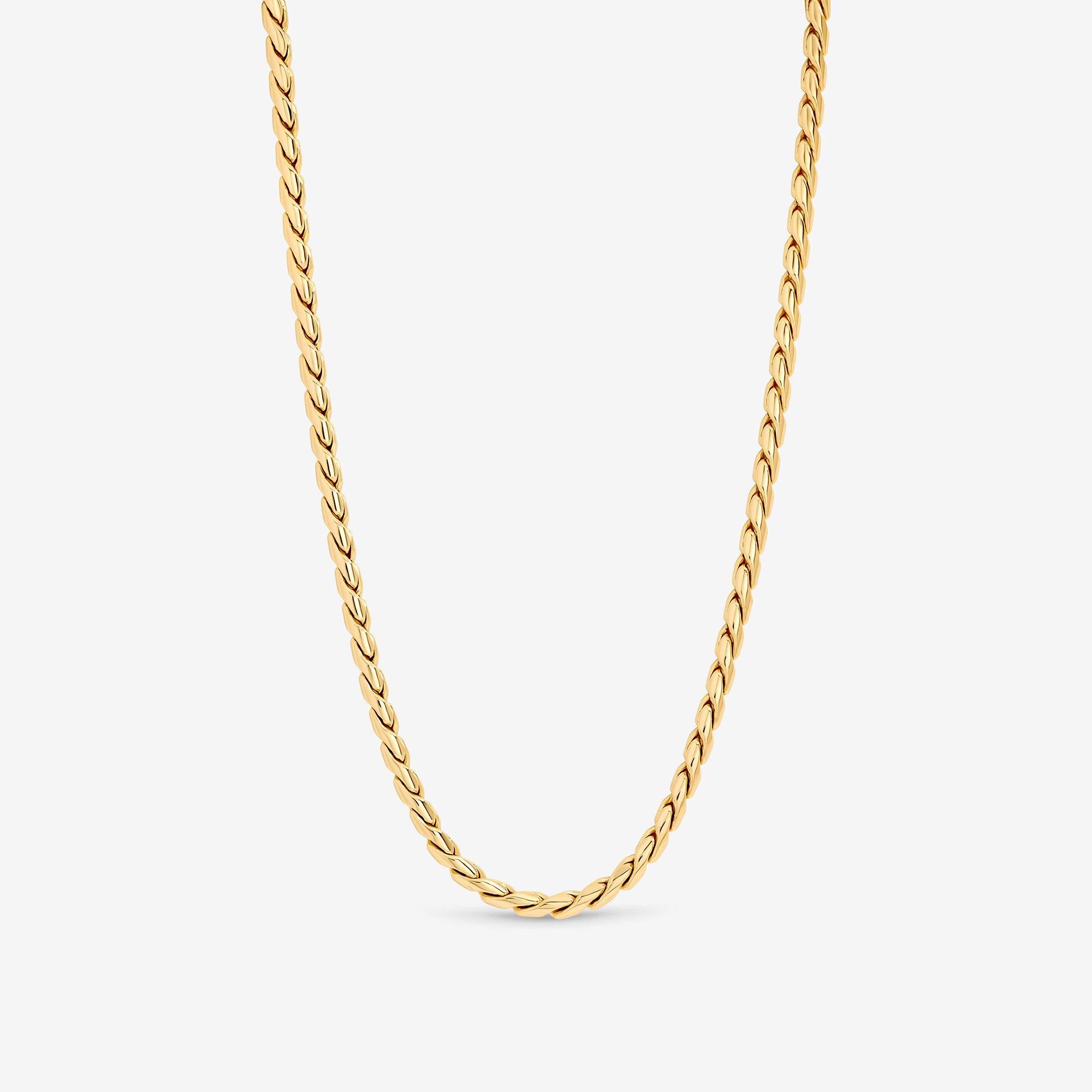 Gold - Jon Richard - Jon Richard Gold Plated Twist Chain Necklace - 1