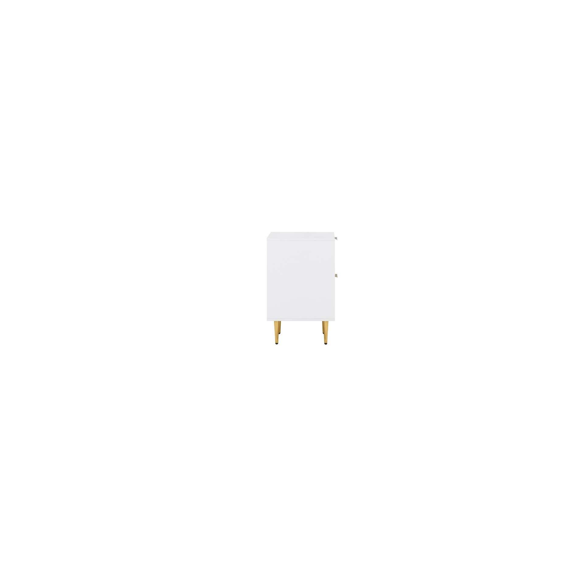 White - Birlea - Zara 2 Drawer Fluted Bedside - 9