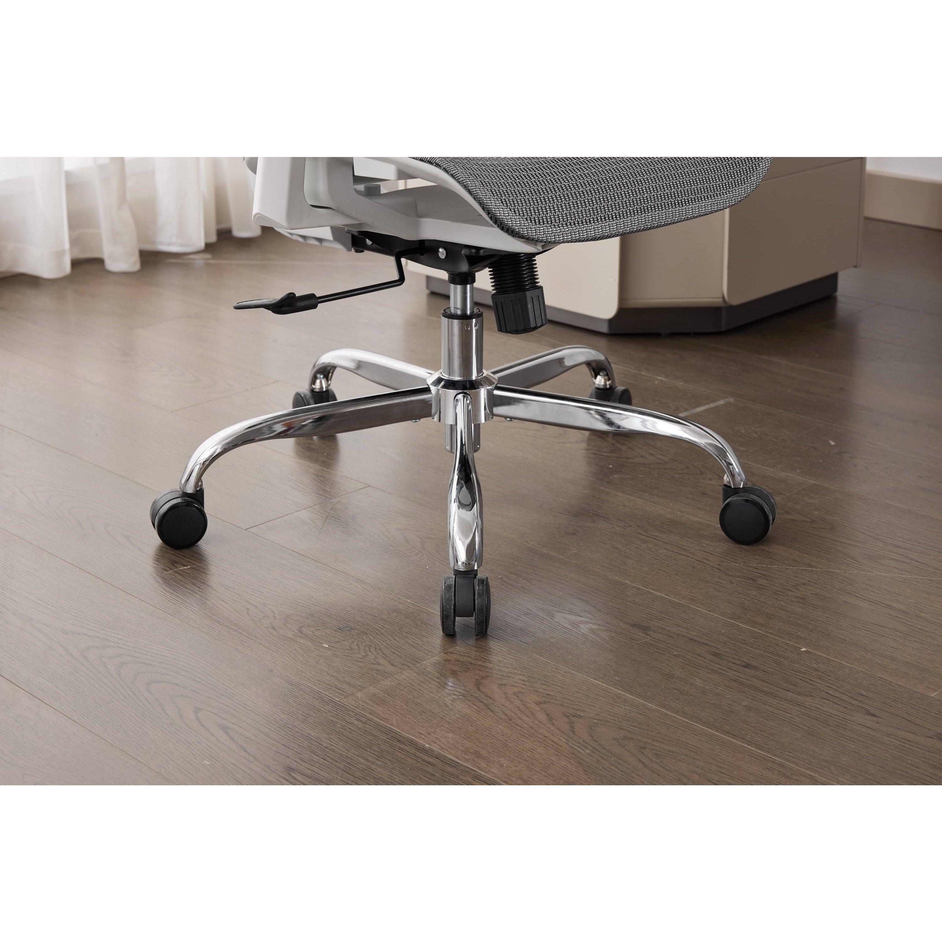 Grey/White - Shankar - Elite Mesh Office Chair - 8