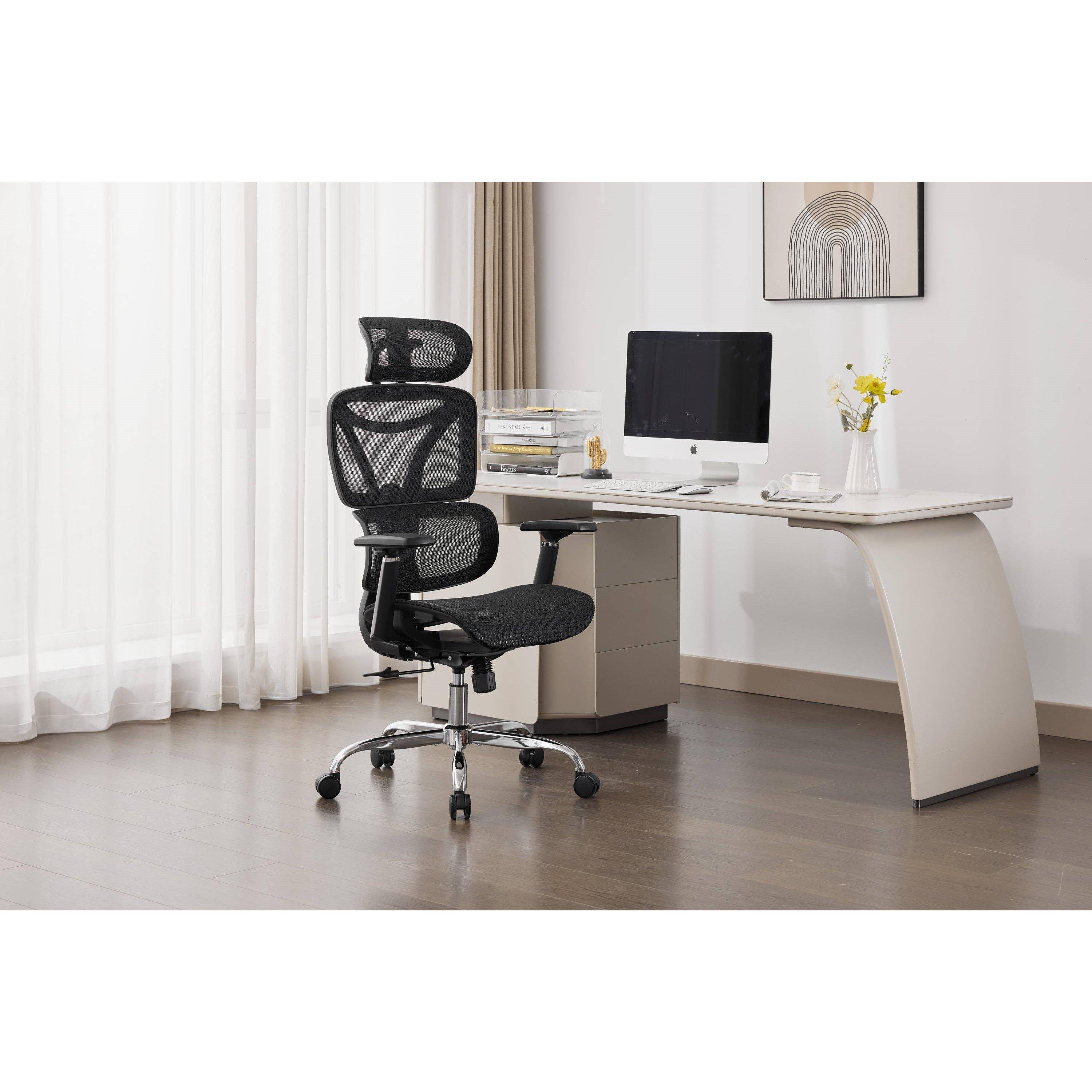 Shankar  Elite Mesh Office Chair - Black - 65x124x65