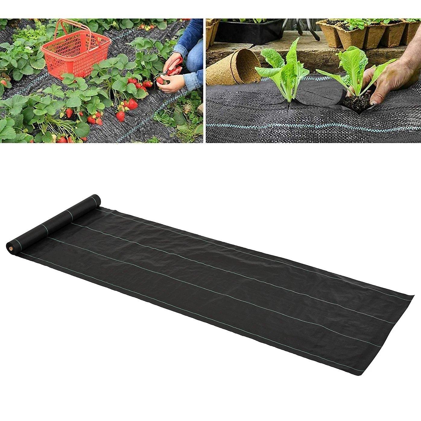 Black - Outsunny - Weed Control Membrane Heavy Duty - 1