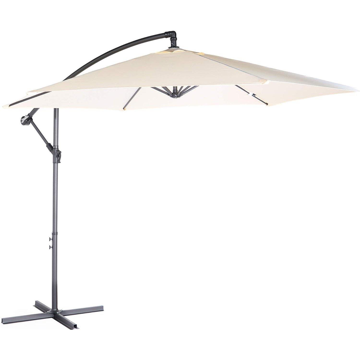 Ivory - VonHaus - VonHaus - 3M Banana Parasol - 2