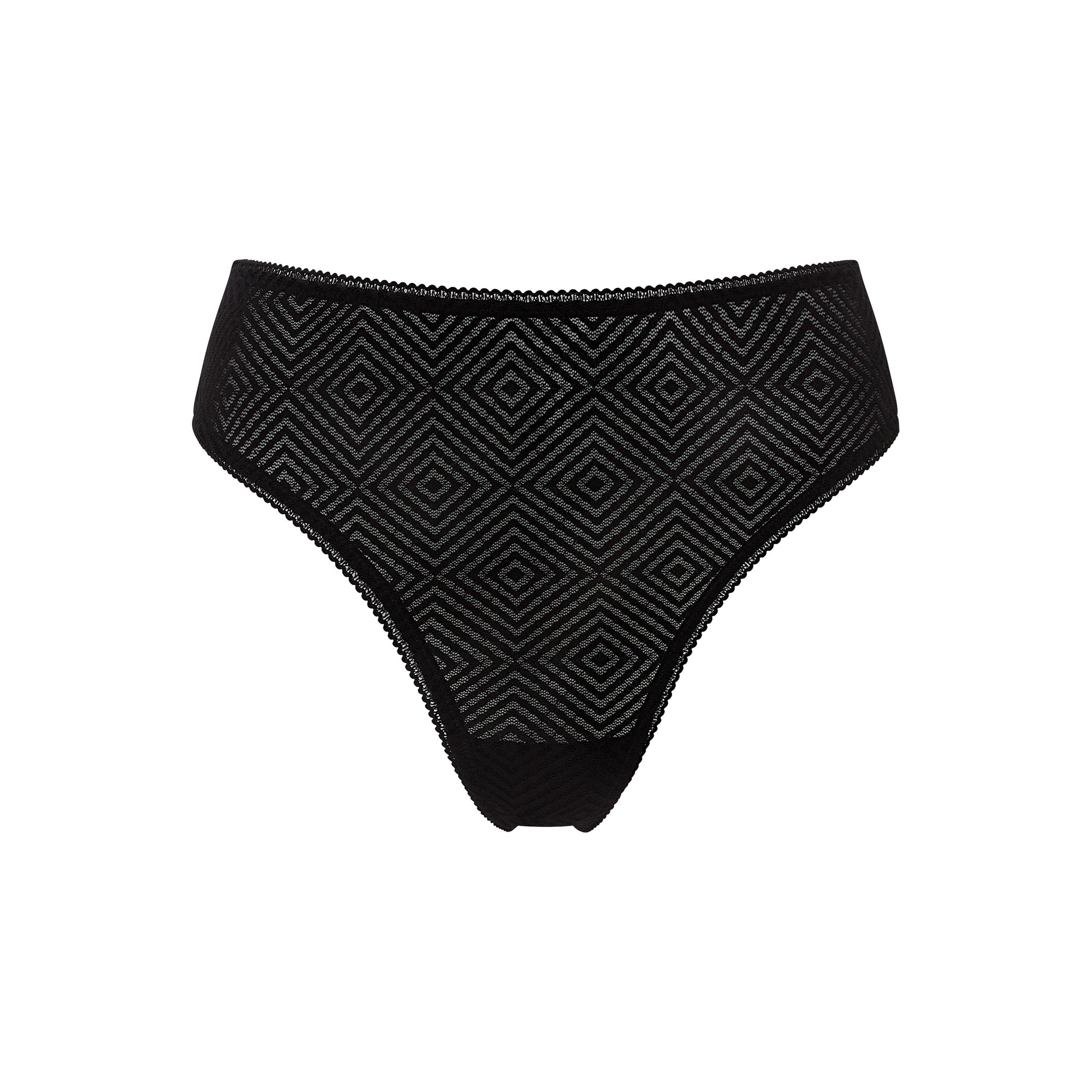 Black - Nudea - THE HIGH LEG SHEER DECO - 6