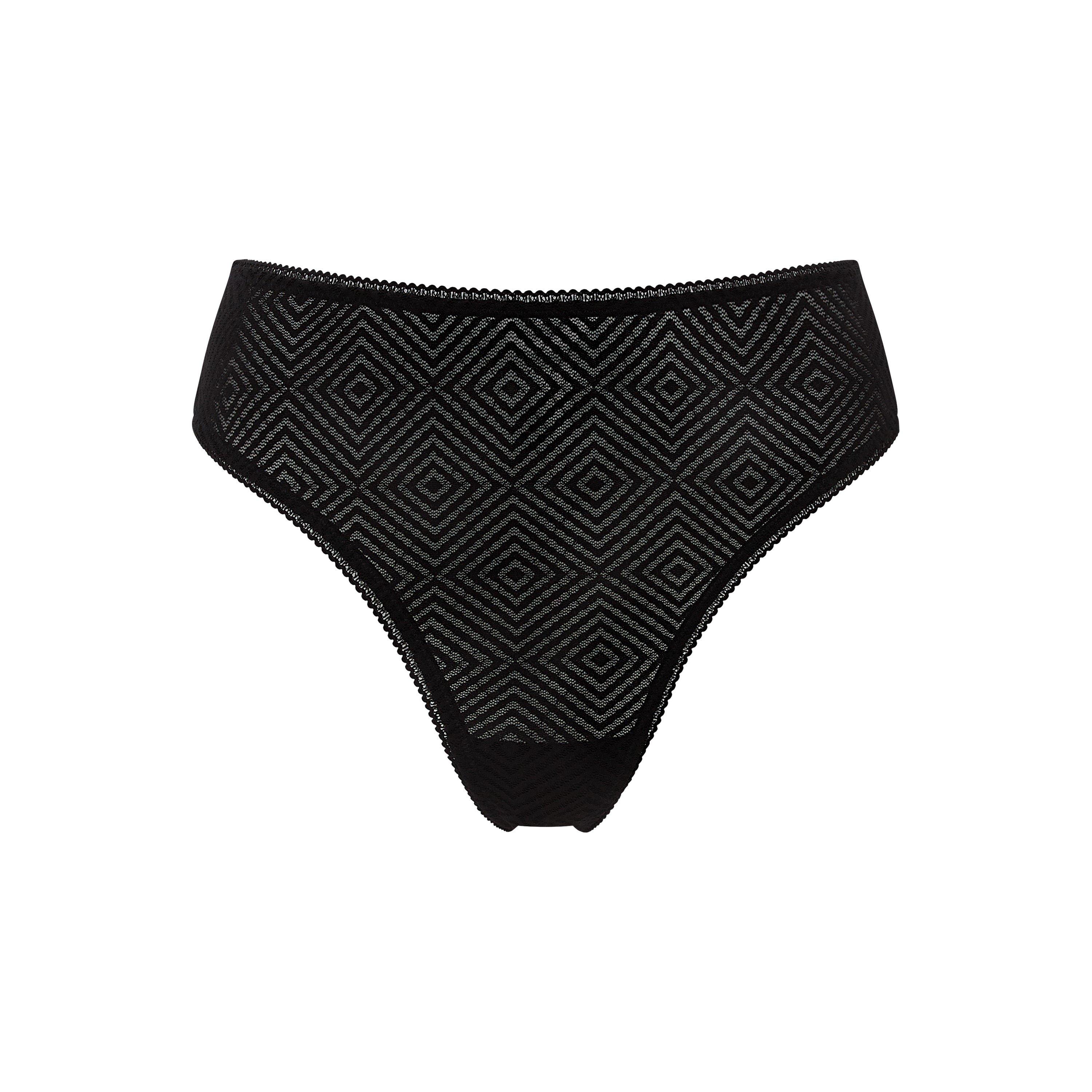 Black - Nudea - THE HIGH LEG SHEER DECO - 5