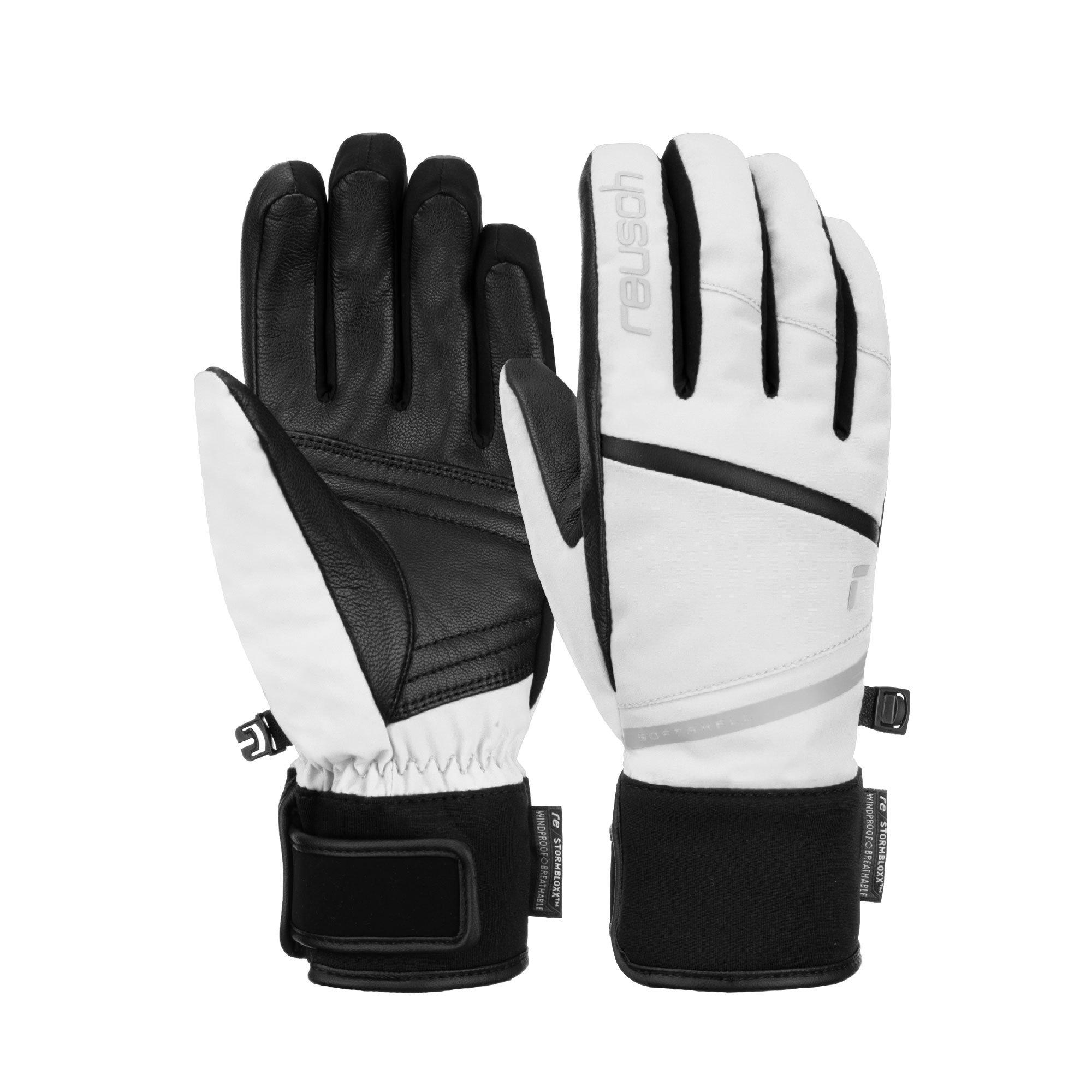 White/Black - Reusch - Women's Tessa Ski Gloves - 1