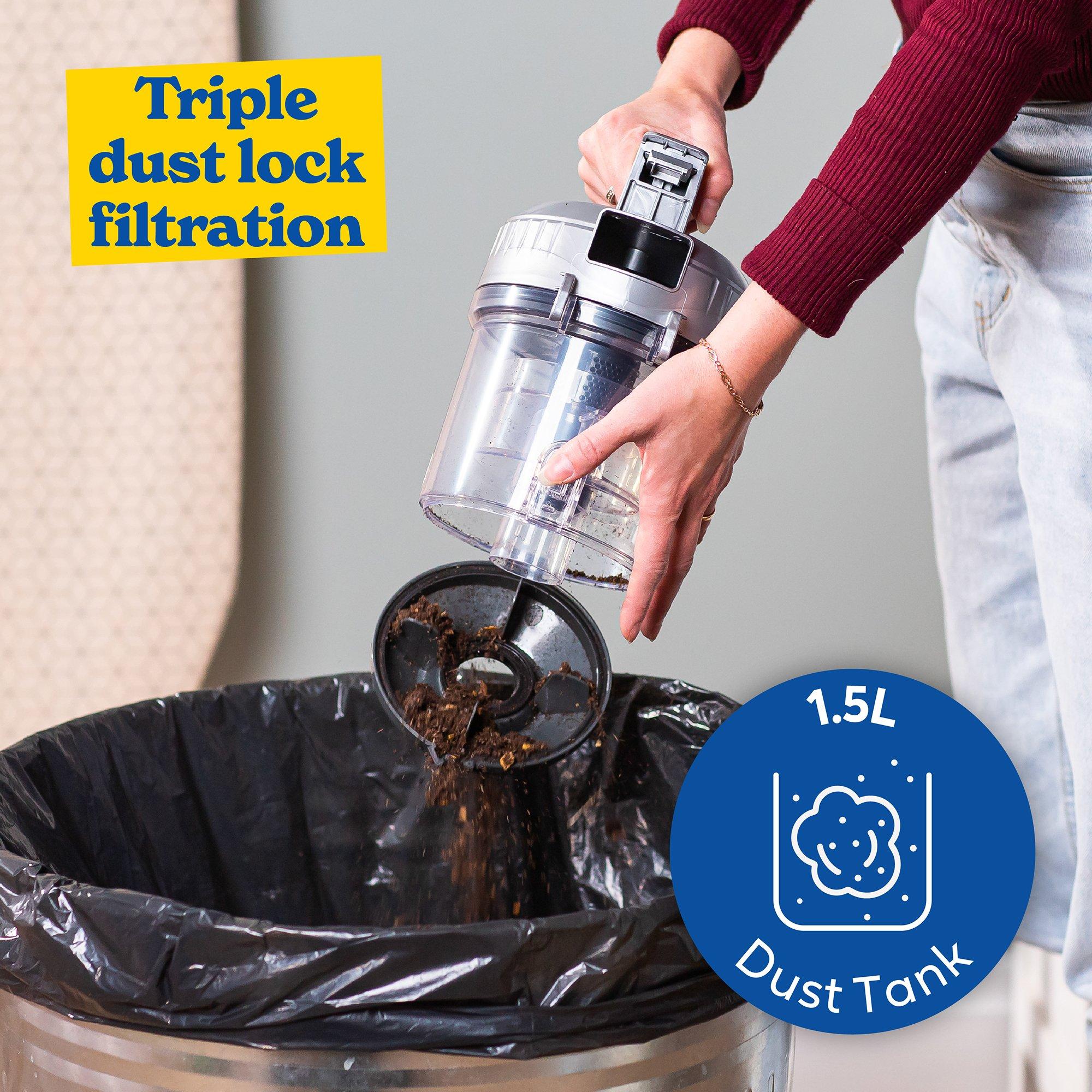 Silver & Grey - Russell Hobbs - RHCV1611 COMPACT XS Cylinder Vacuum - 8