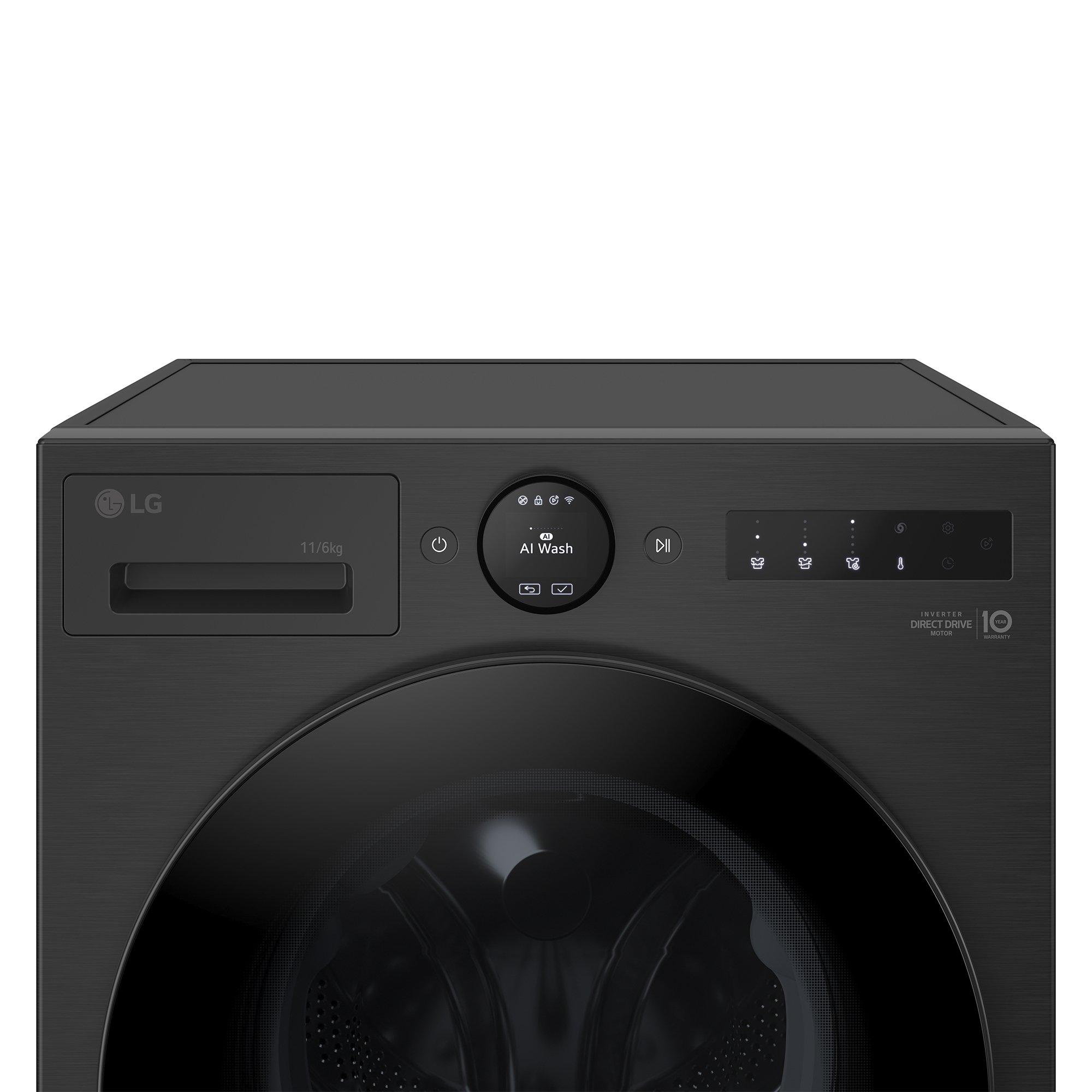 Essence Matte B - LG - W4X7016TBB 11KG / 6KG 1400 Washer Dryer - 4