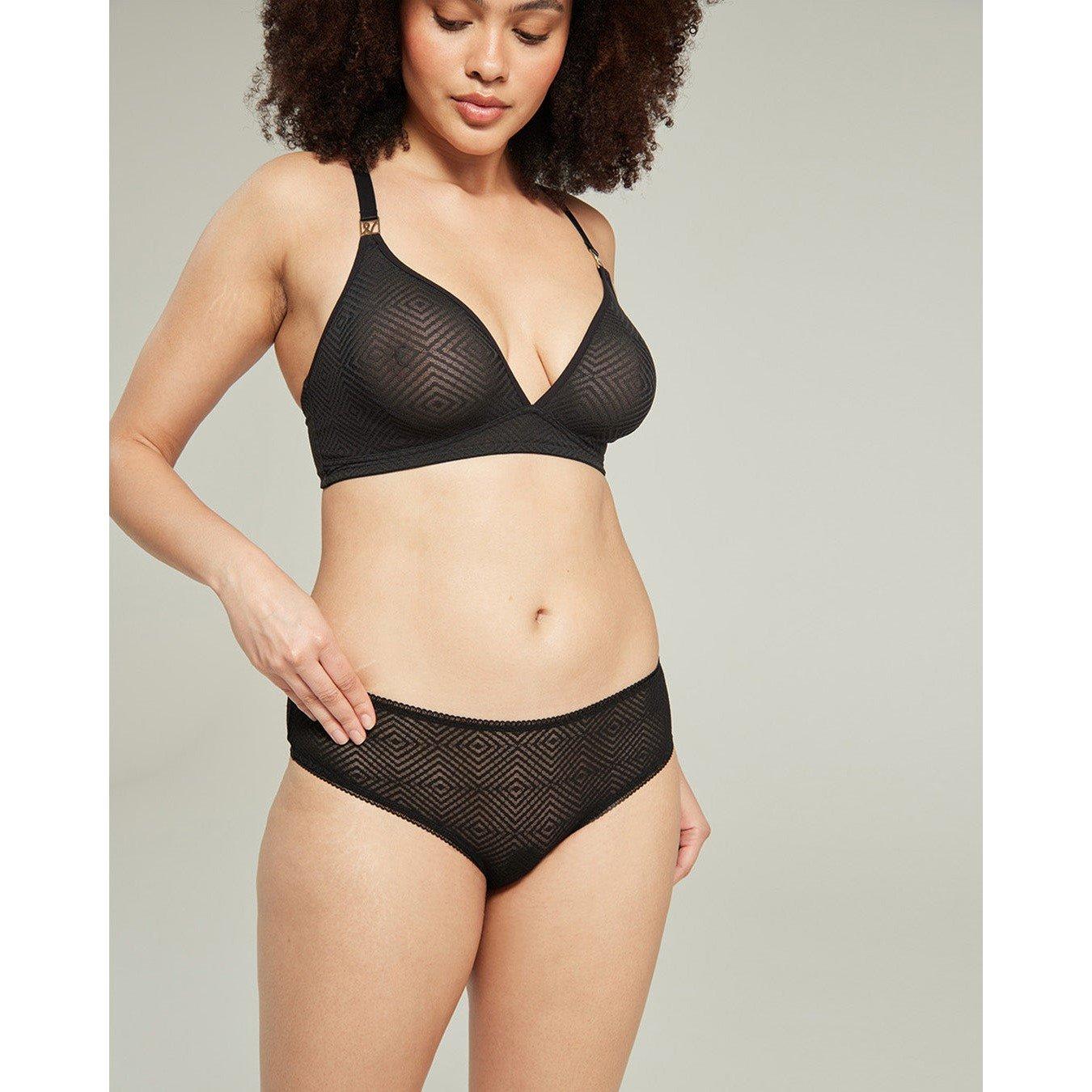 Black - Nudea - THE HIPSTER SHEER DECO - 2