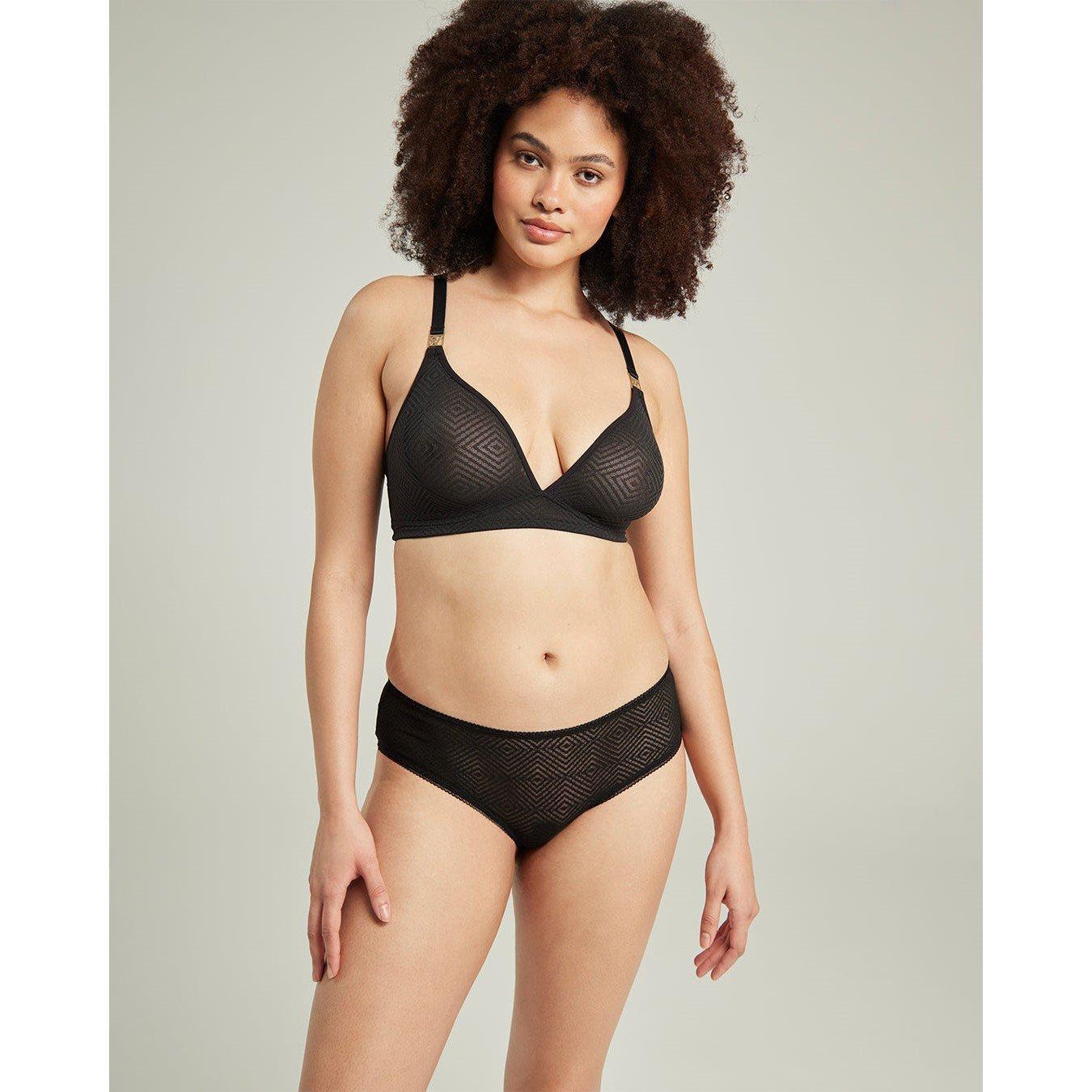 Black - Nudea - THE HIPSTER SHEER DECO - 4